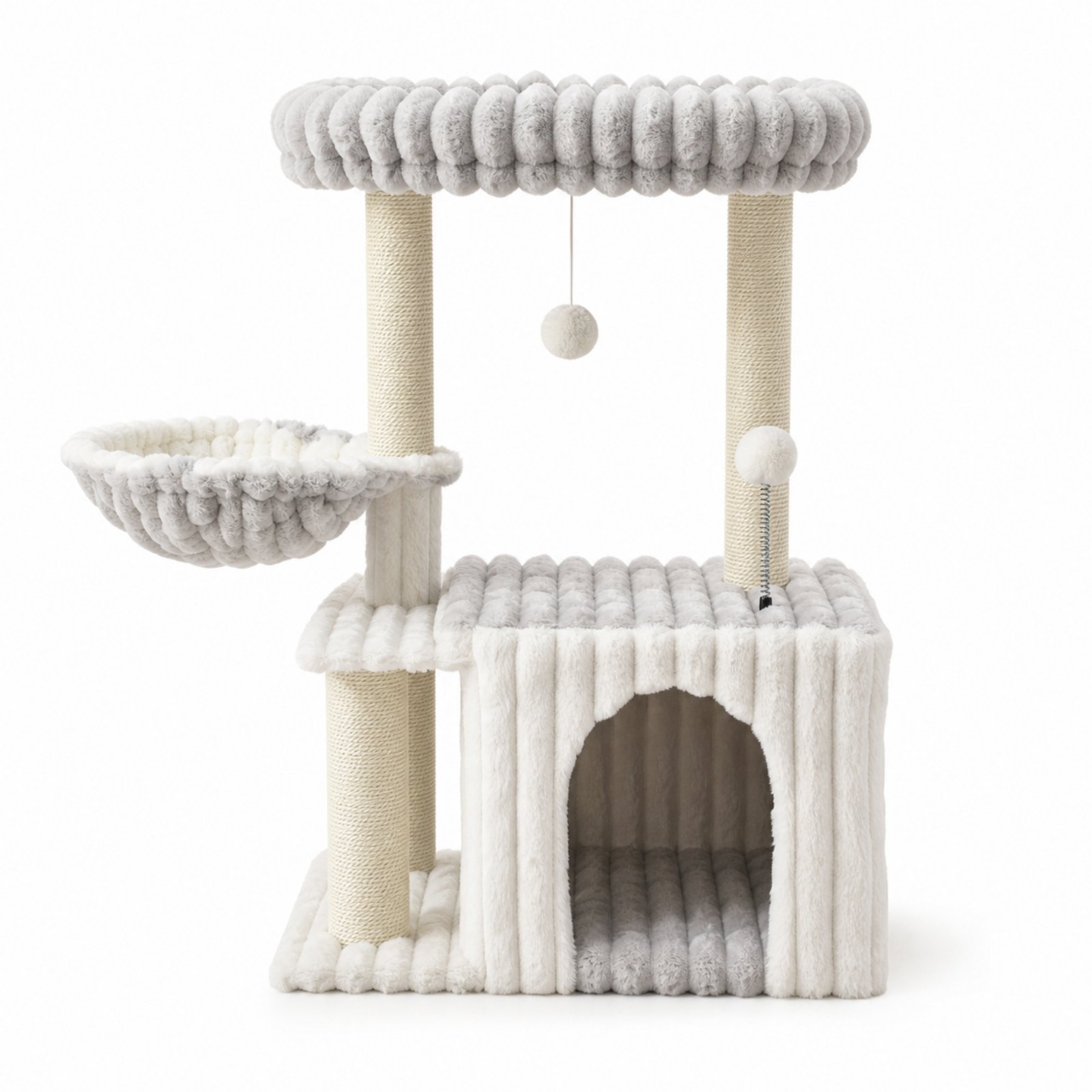 Cat Climbing Tree Multi-Level