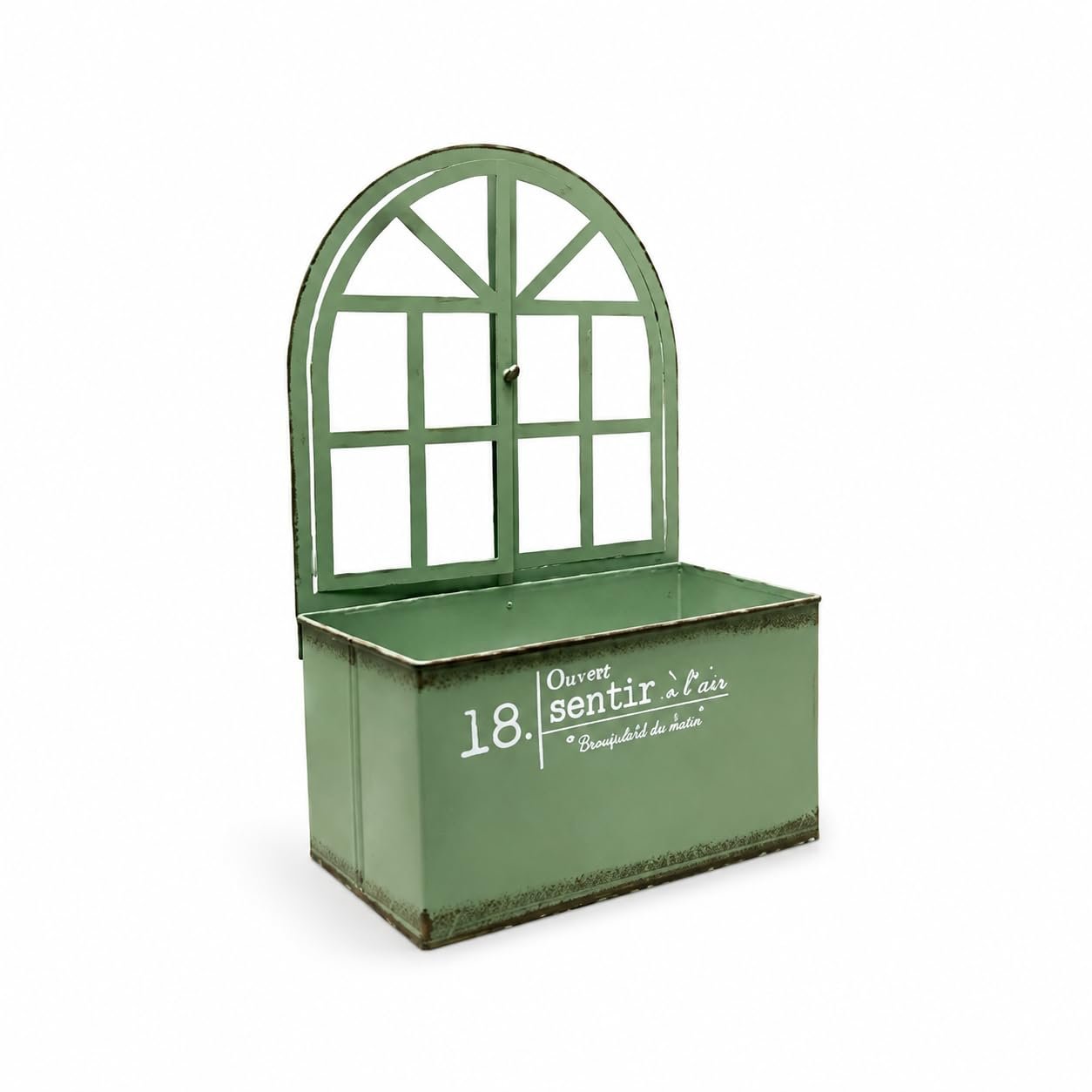 Arched Window Frame Planter Box