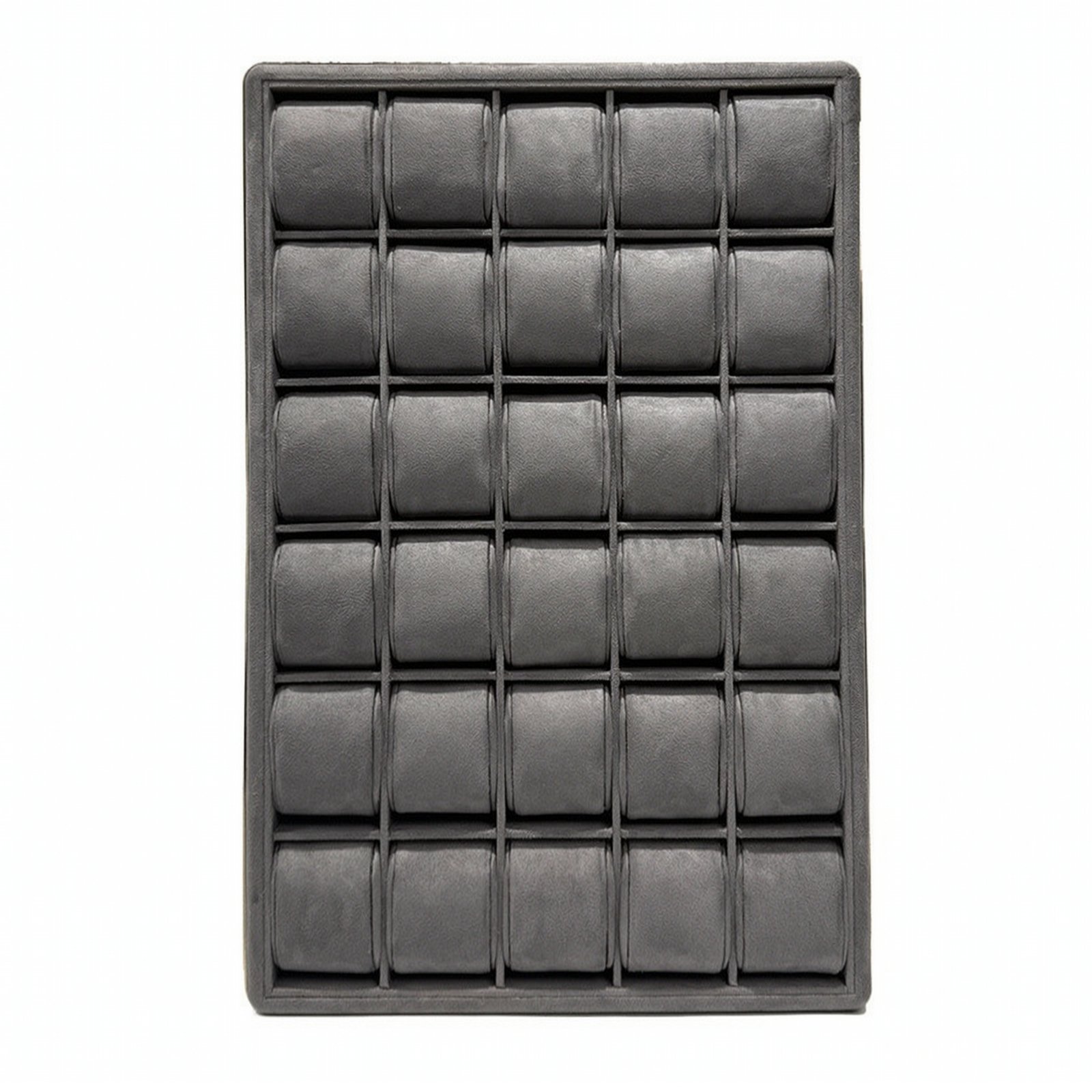 Brushed Metal Jewelry Display Tray