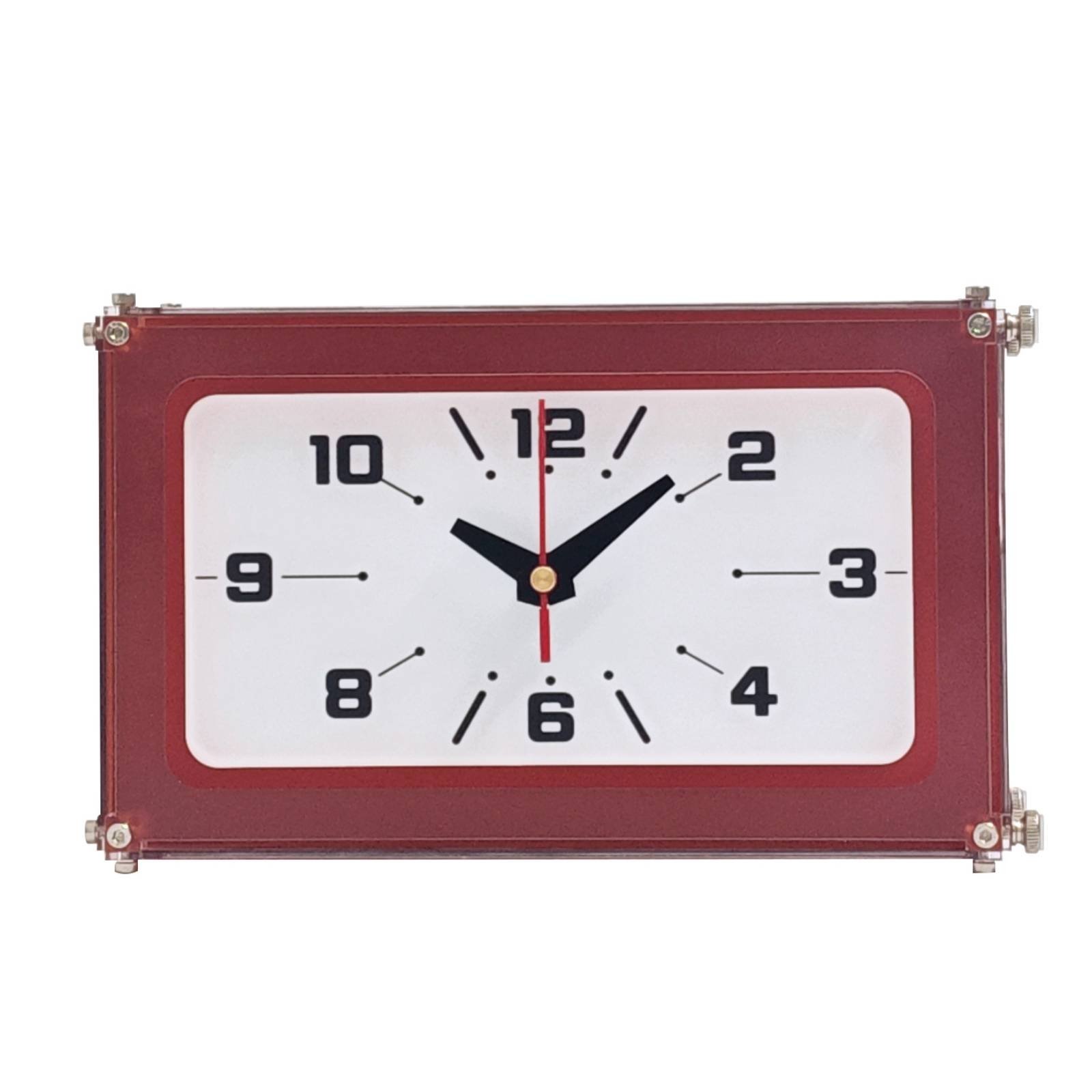 Double-Sided Wall Clock – Red