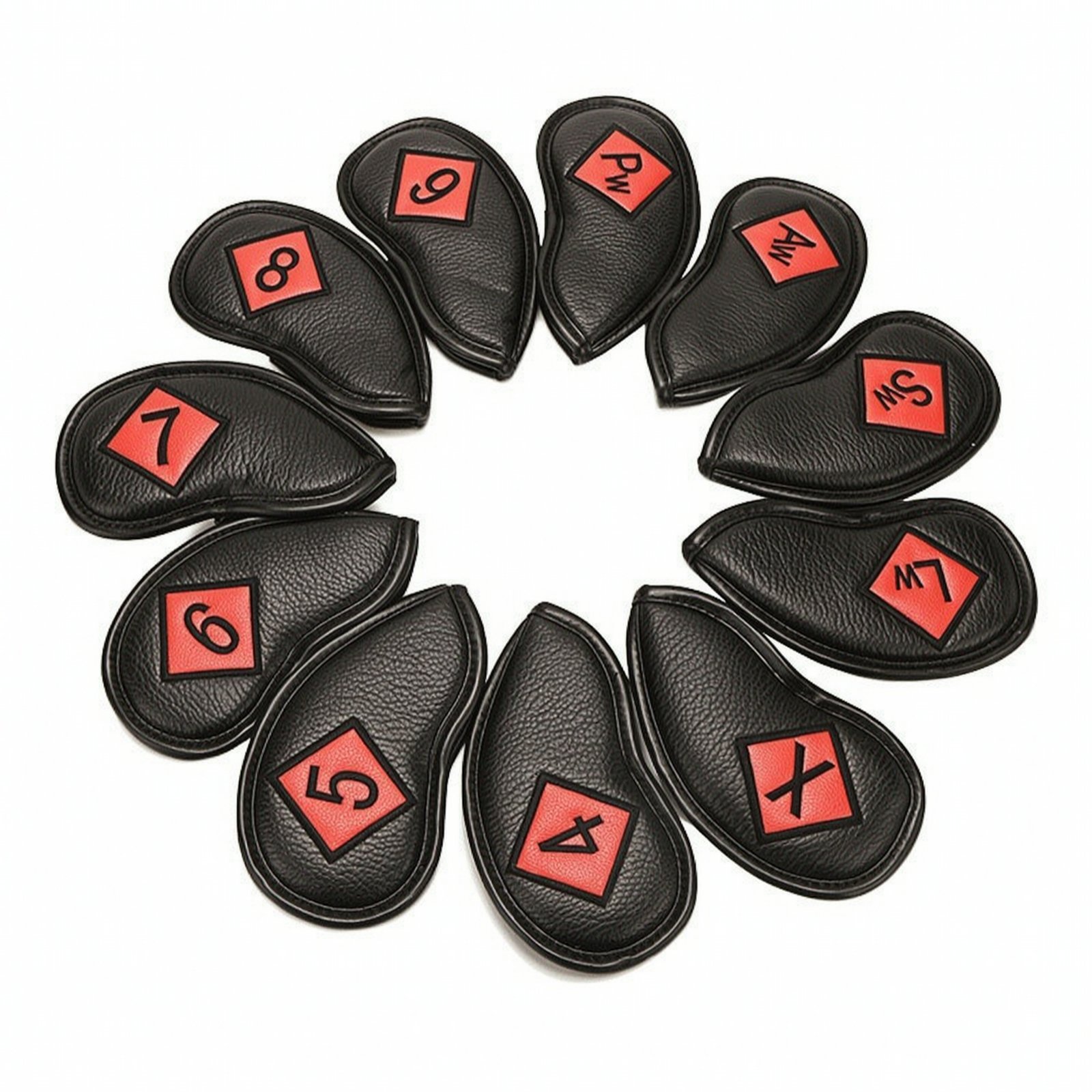 11-Piece Golf Iron Head Cover