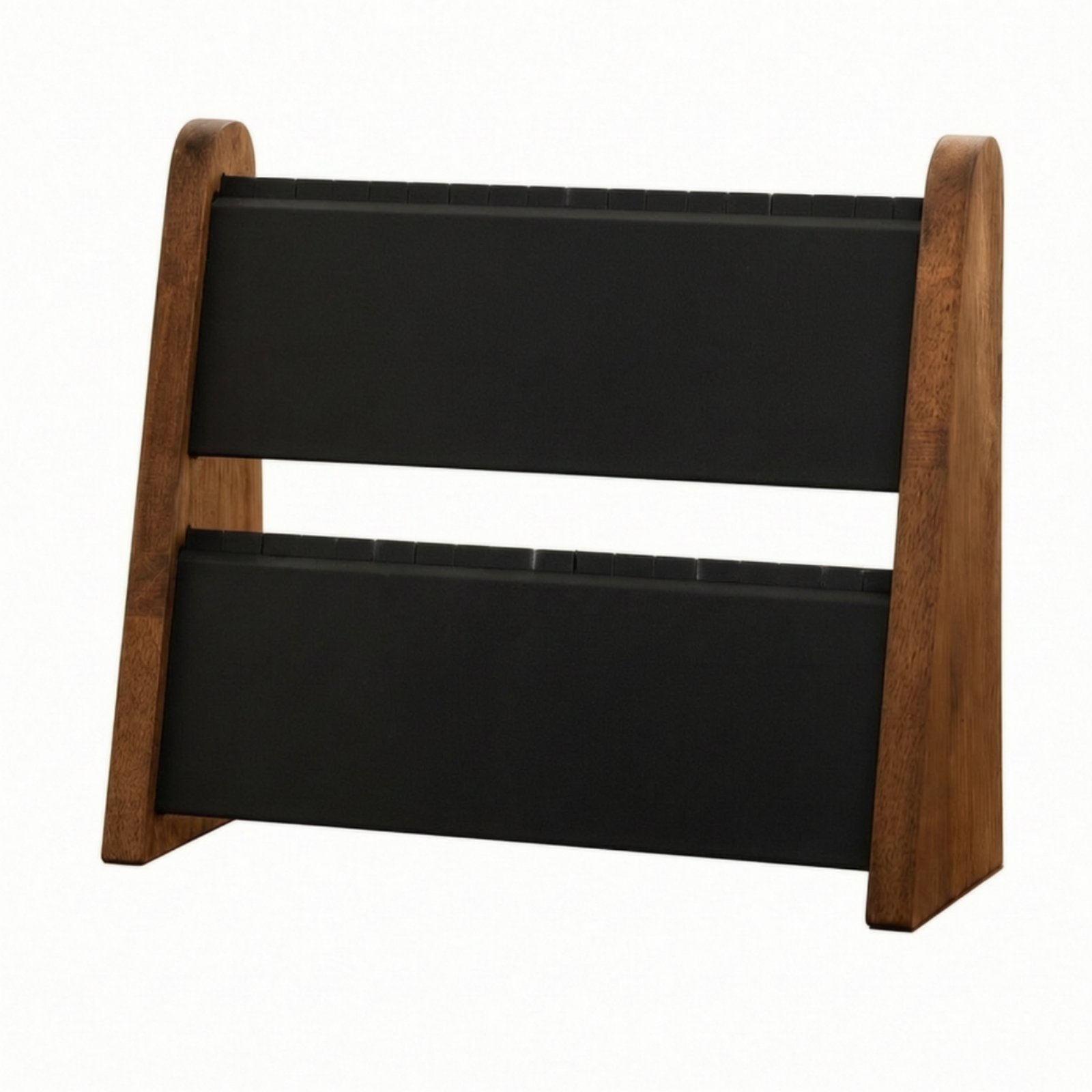Walnut Jewelry Display Stand – Earring Black