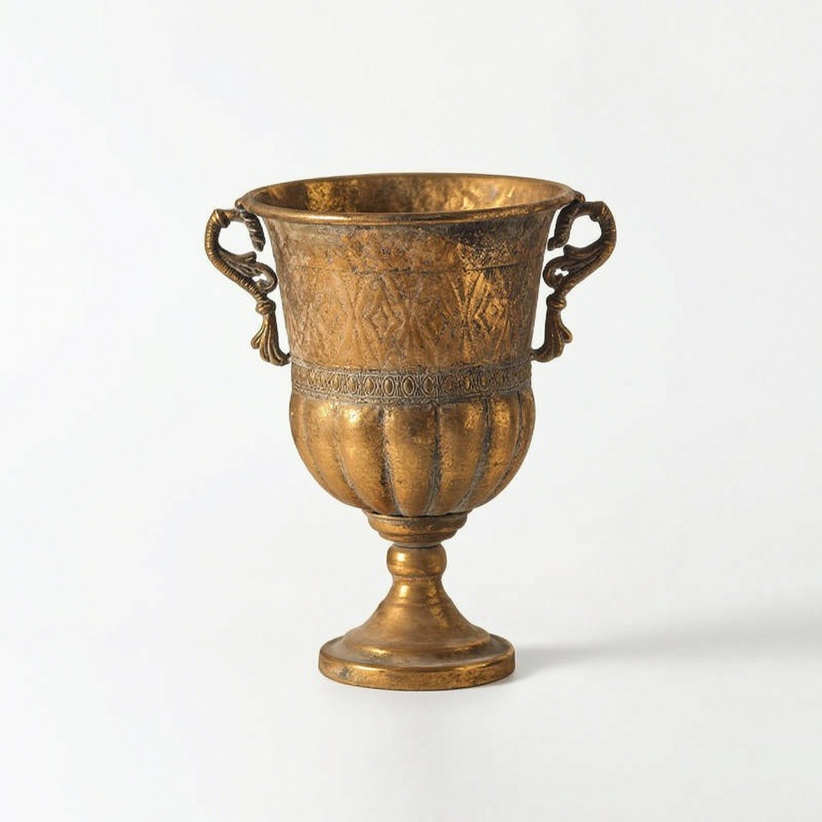 Antique Gold Urn Vase