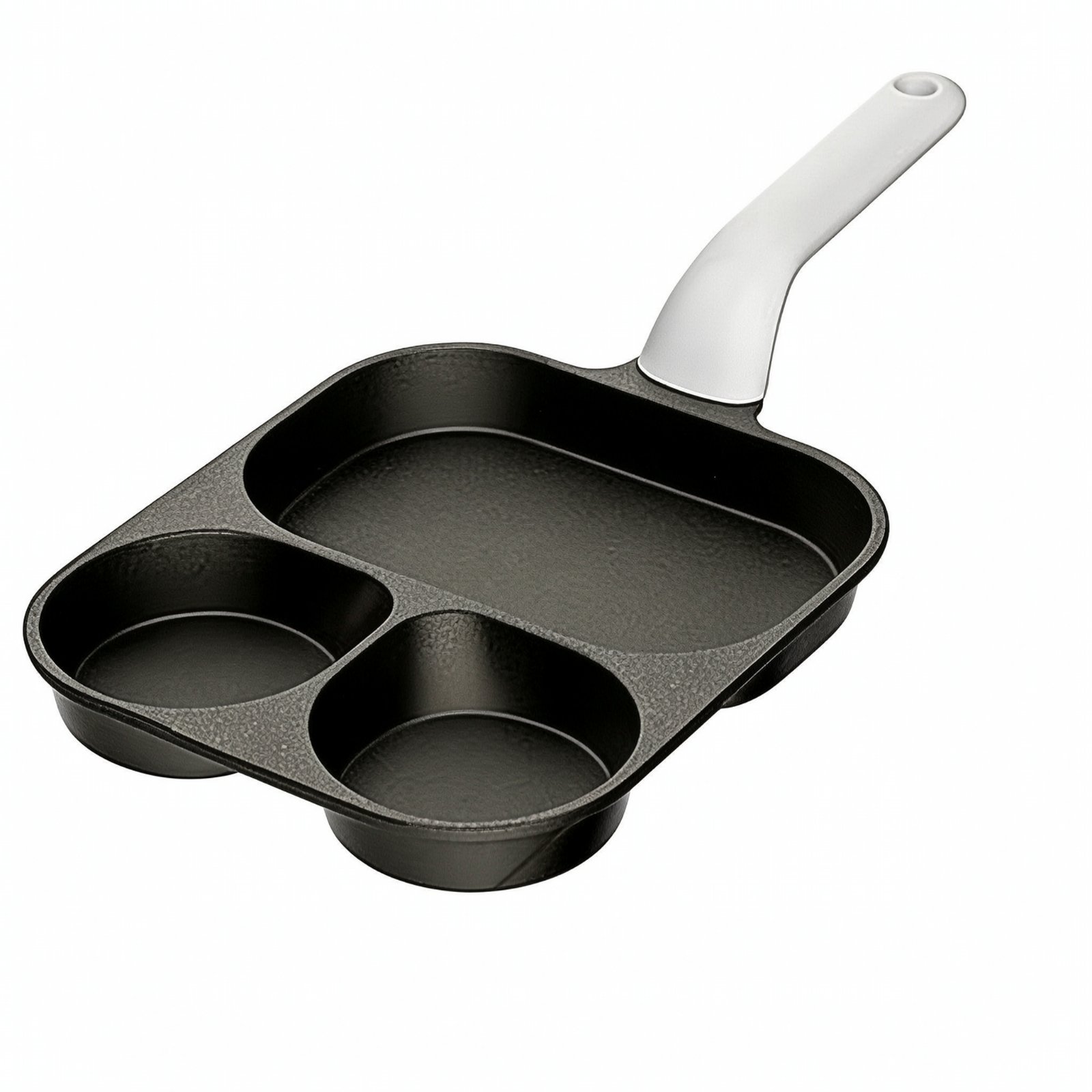 Three-Compartment Nonstick Frying Pan