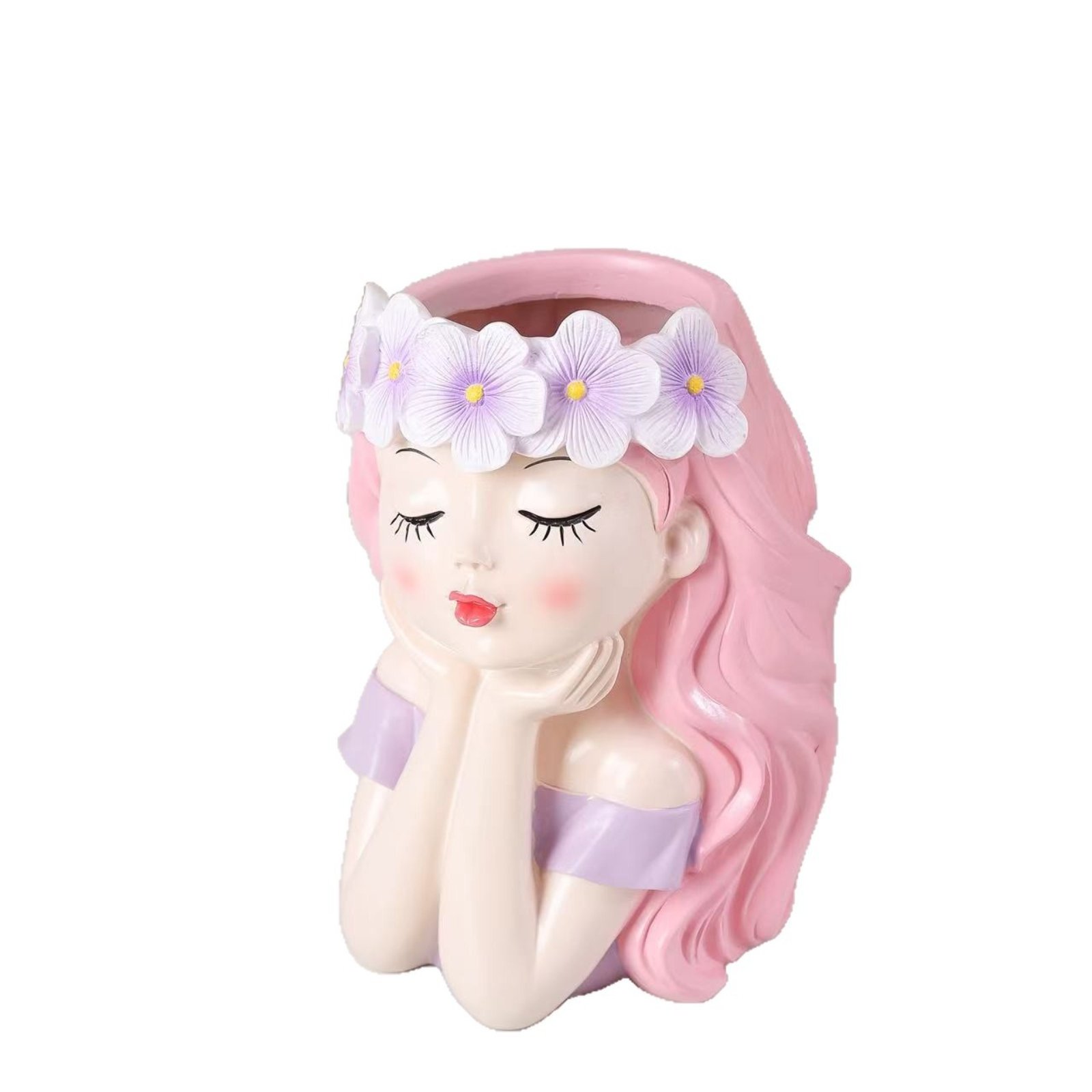 Pink Girl Planter
