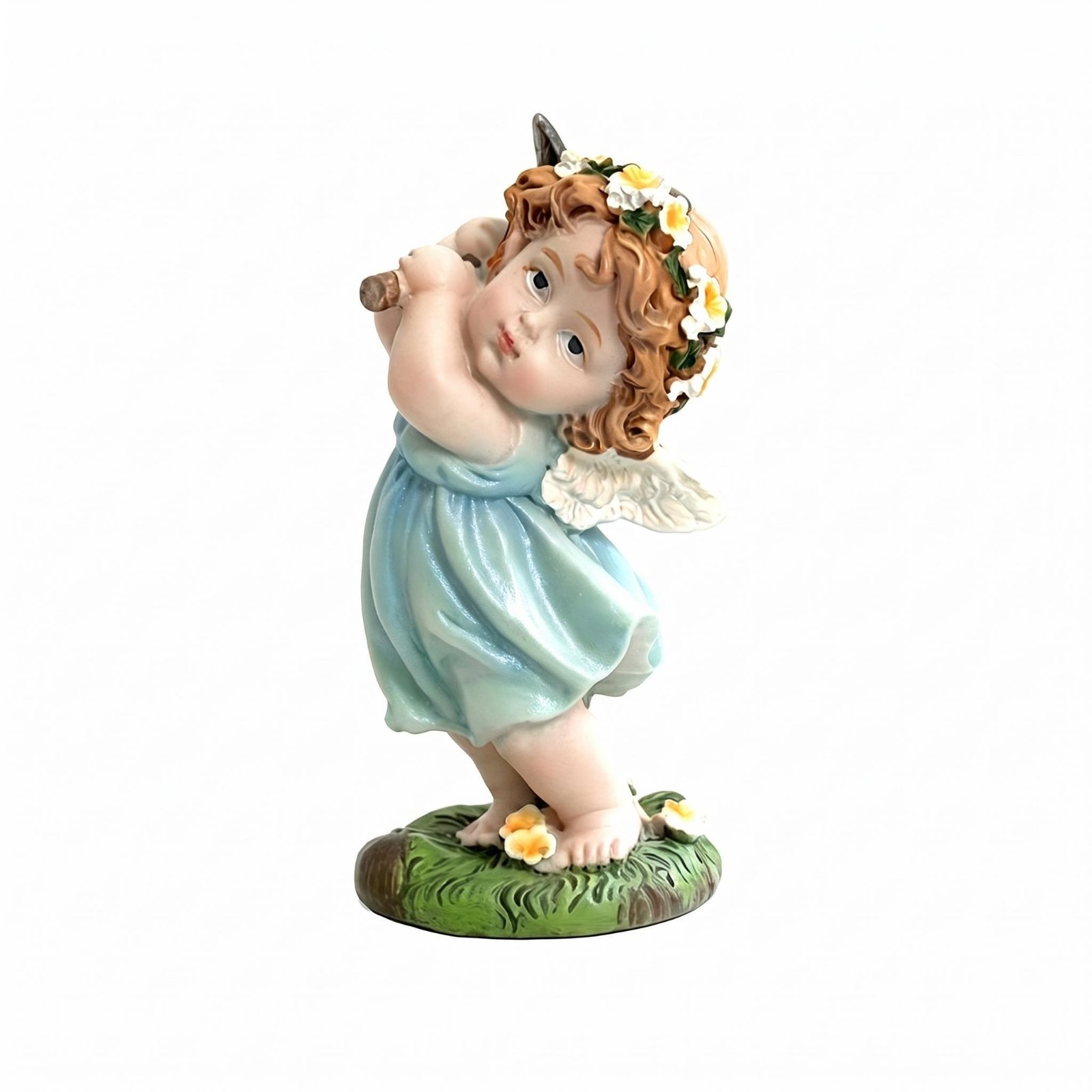 Cherub Figurine Resin Base