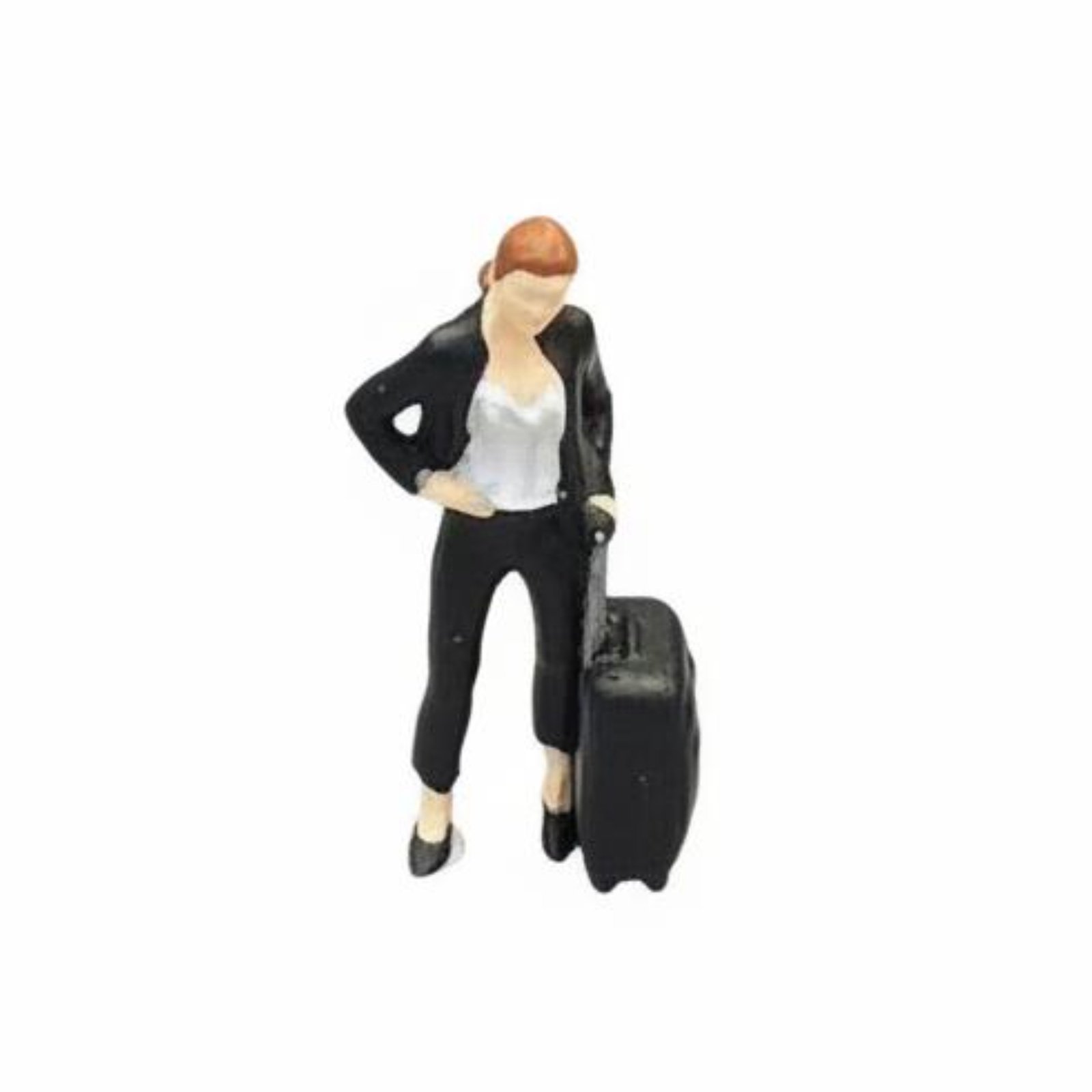 1/64 Suitcase Woman Figurine