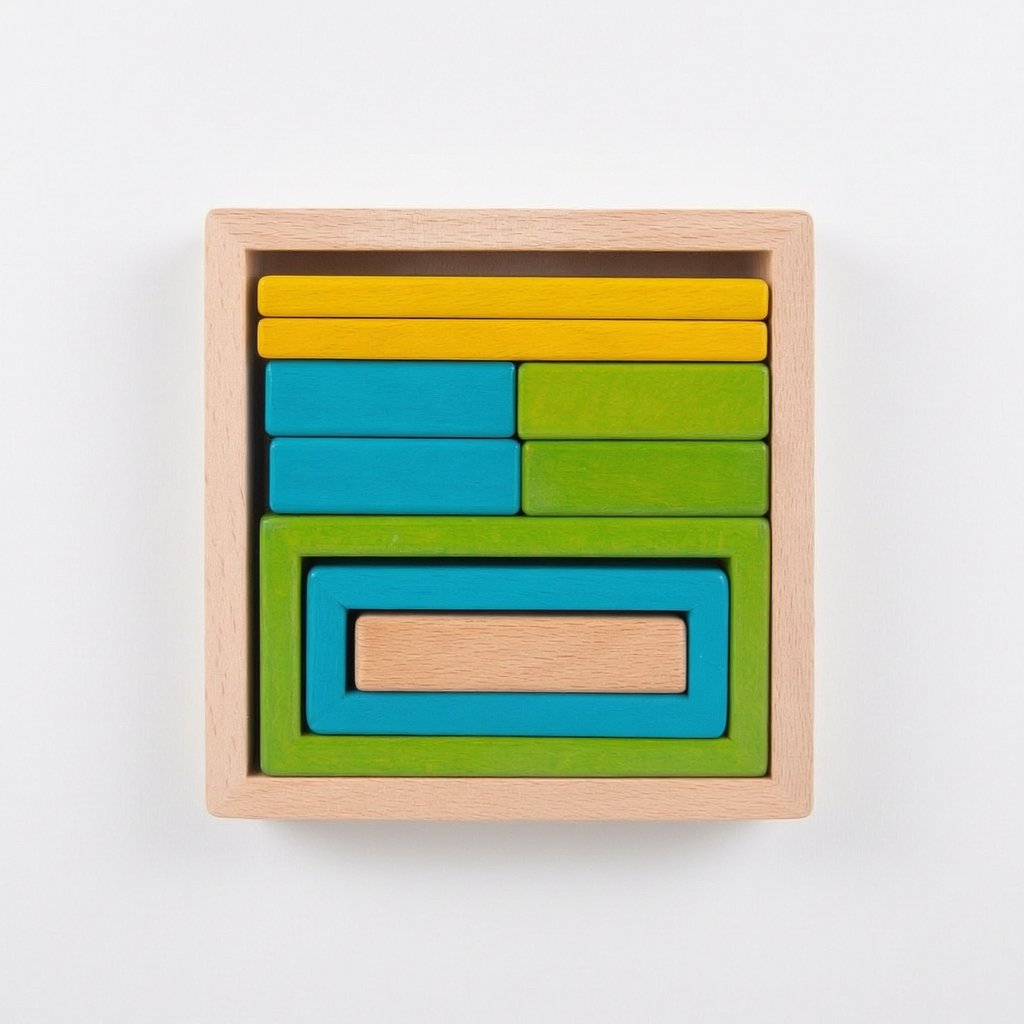 Beechwood Rainbow Stacking Blocks