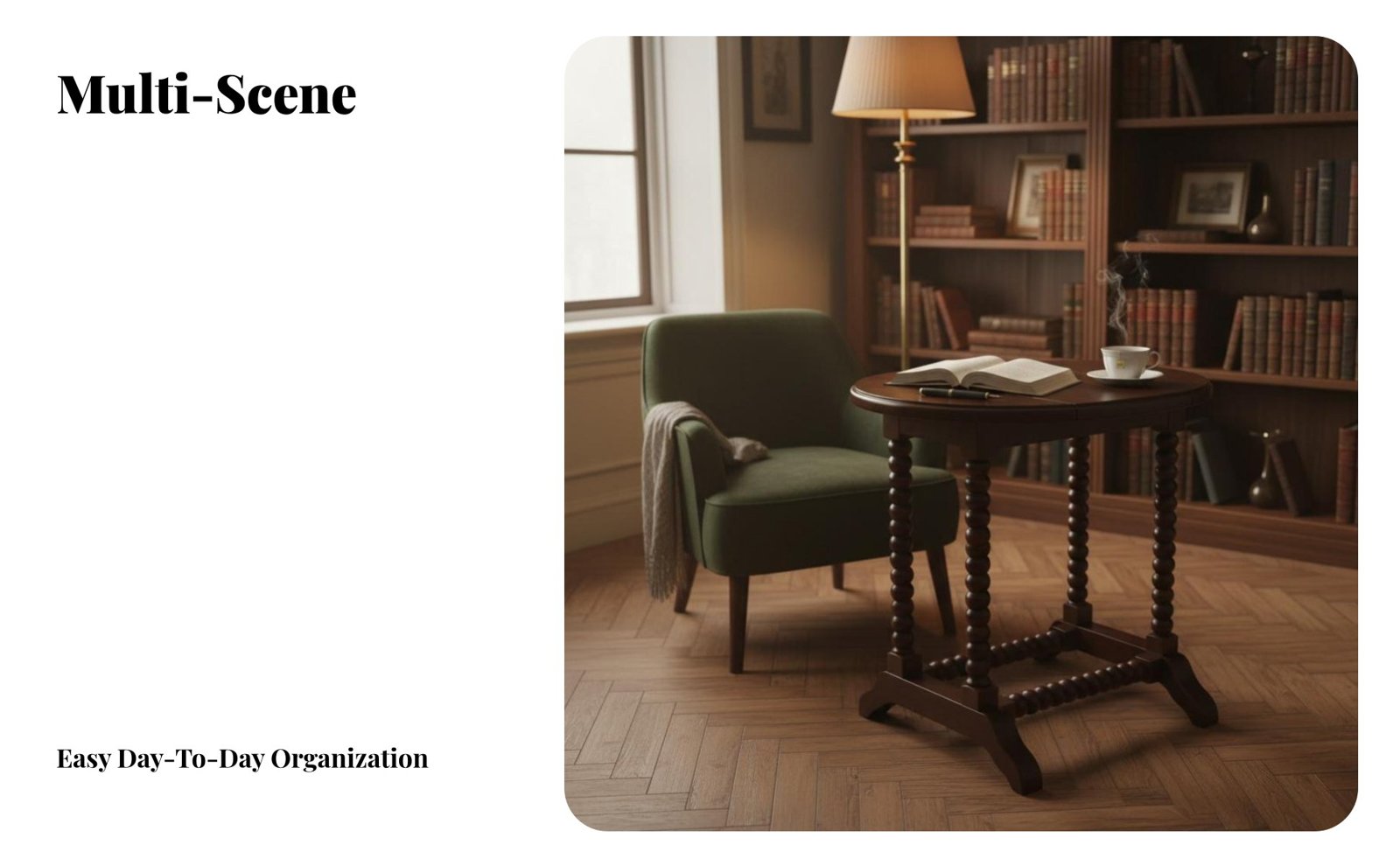Dual-Adjustable End Table