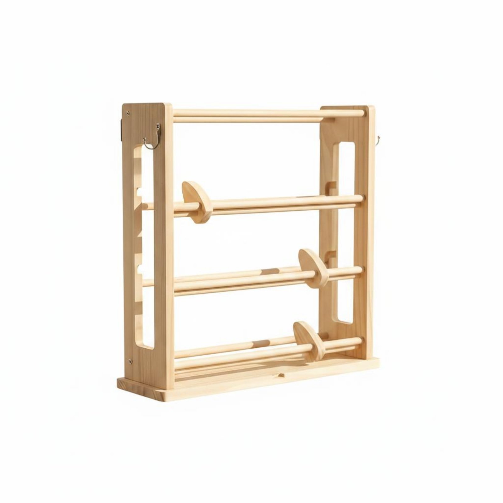 Rotating Wooden Ribbon Organizer