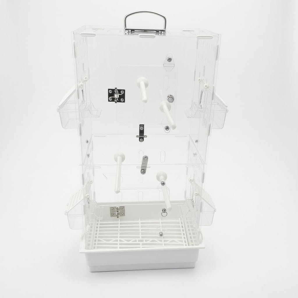 Double-Layer Acrylic Bird Cage