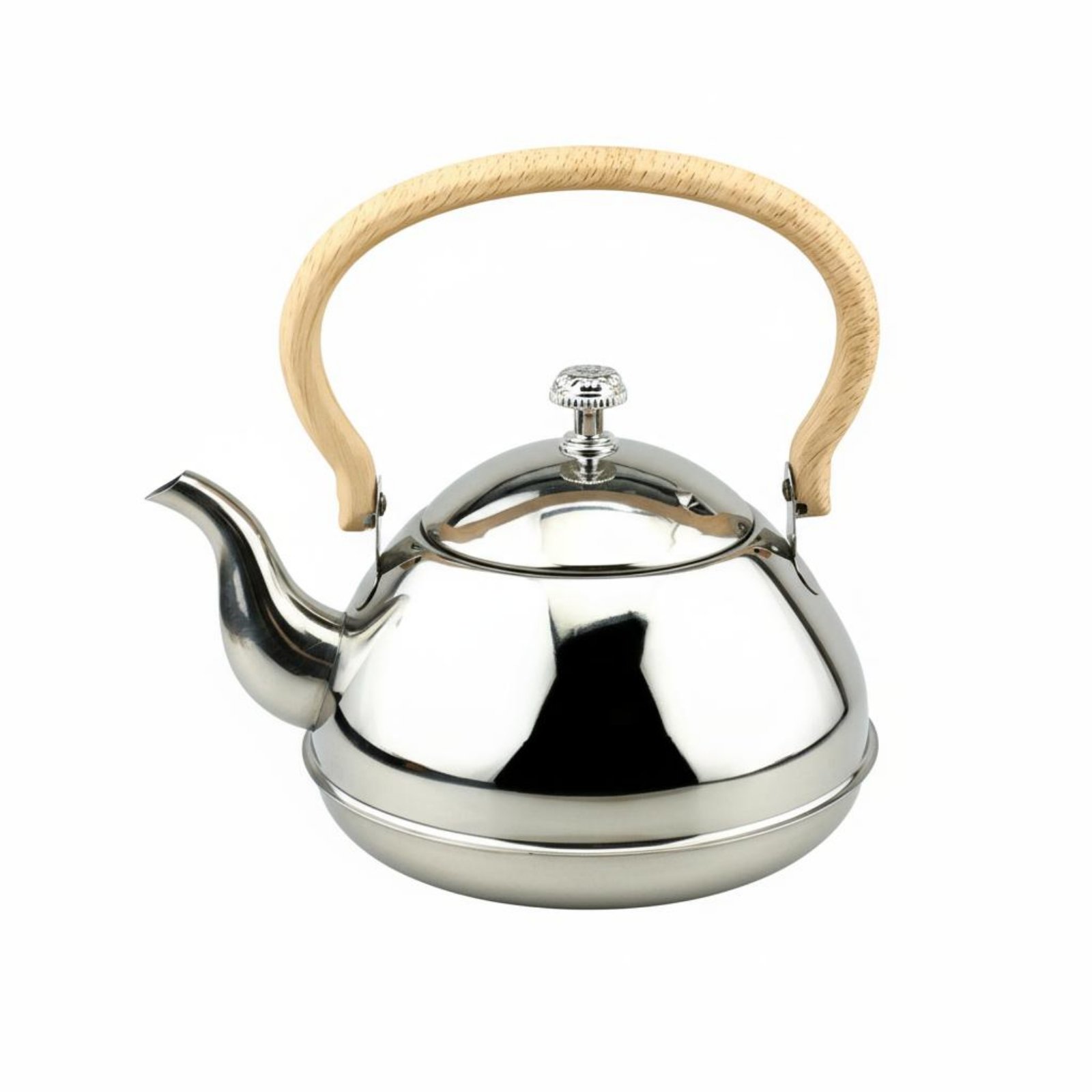 Stainless Steel Tea Kettle – Silver, 1.5L