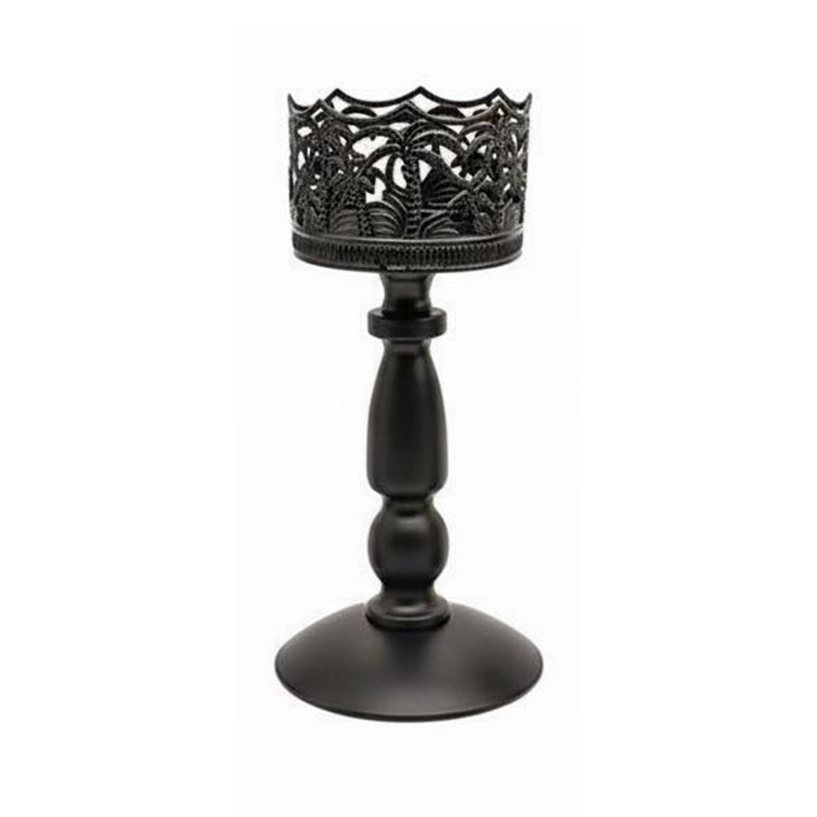 3-Piece Wrought Iron Candle Holder Set
