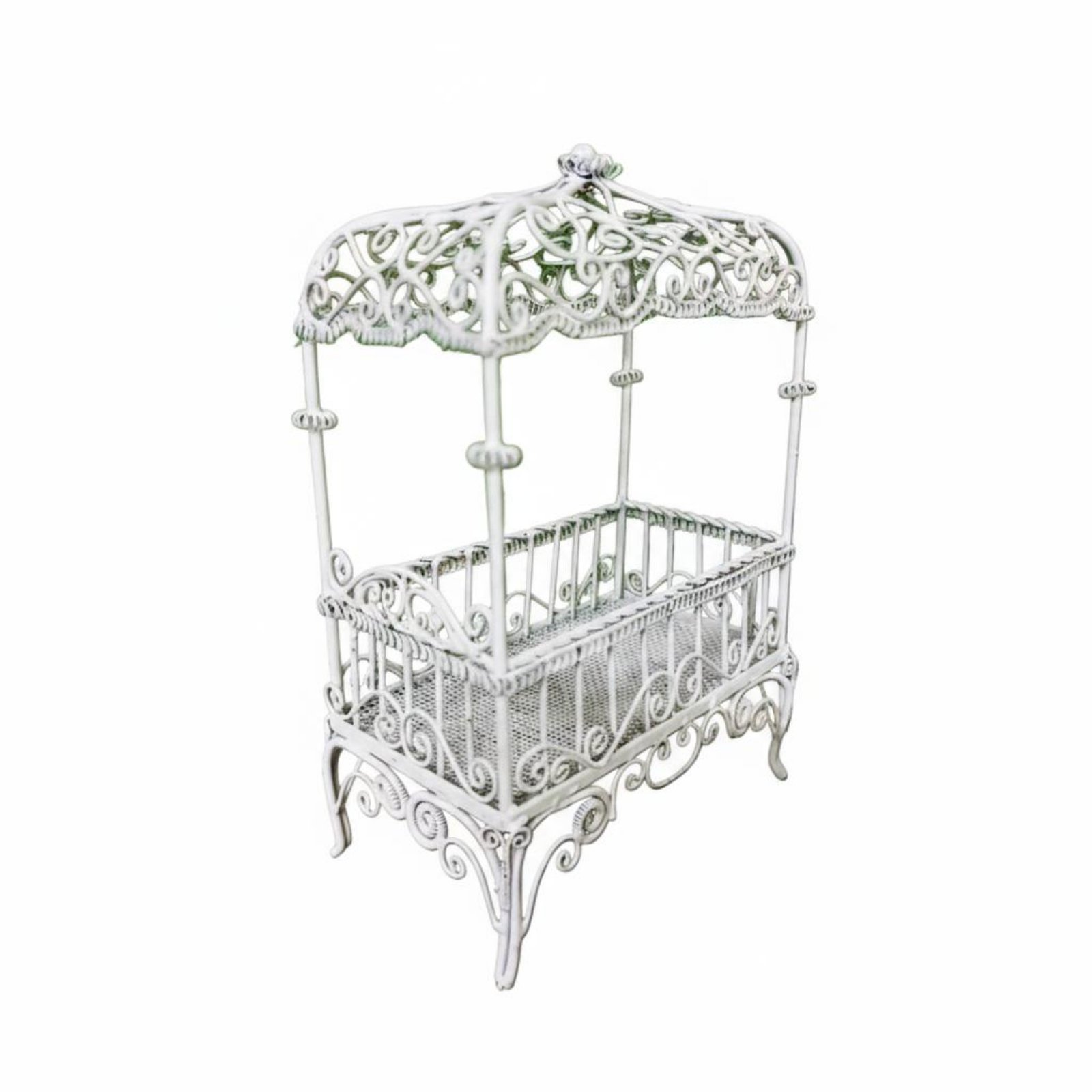 Miniature Wrought Iron Birdcage