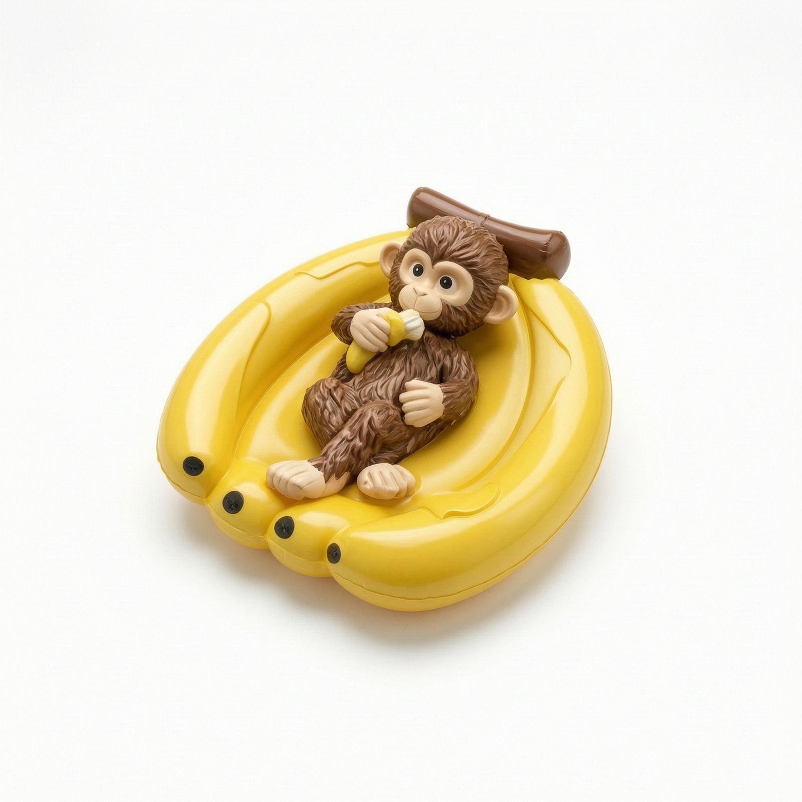 Set of 6 Monkey Sculpture Resin