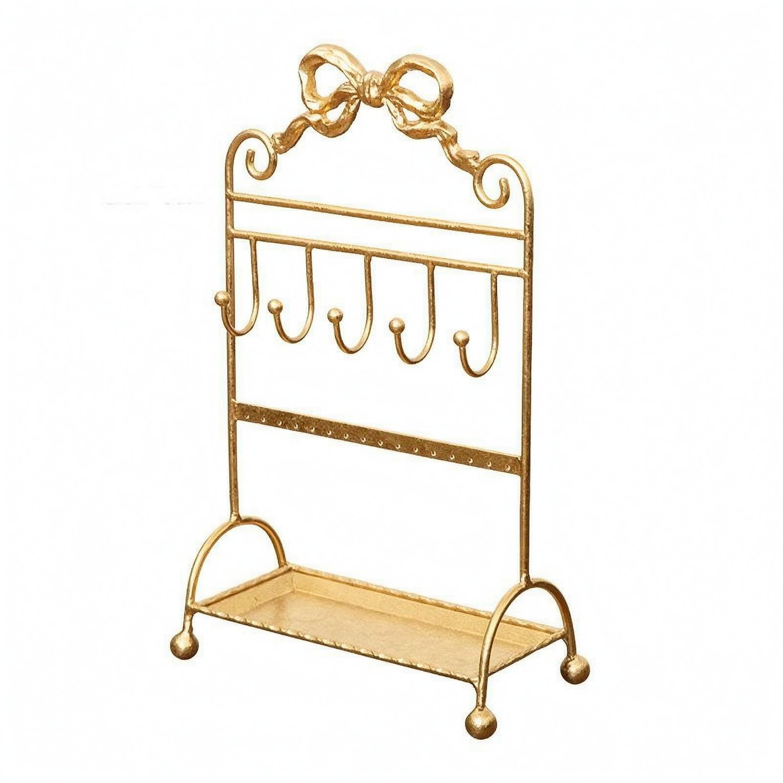Gold Jewelry Display Stand – Butterfly Bow Rack