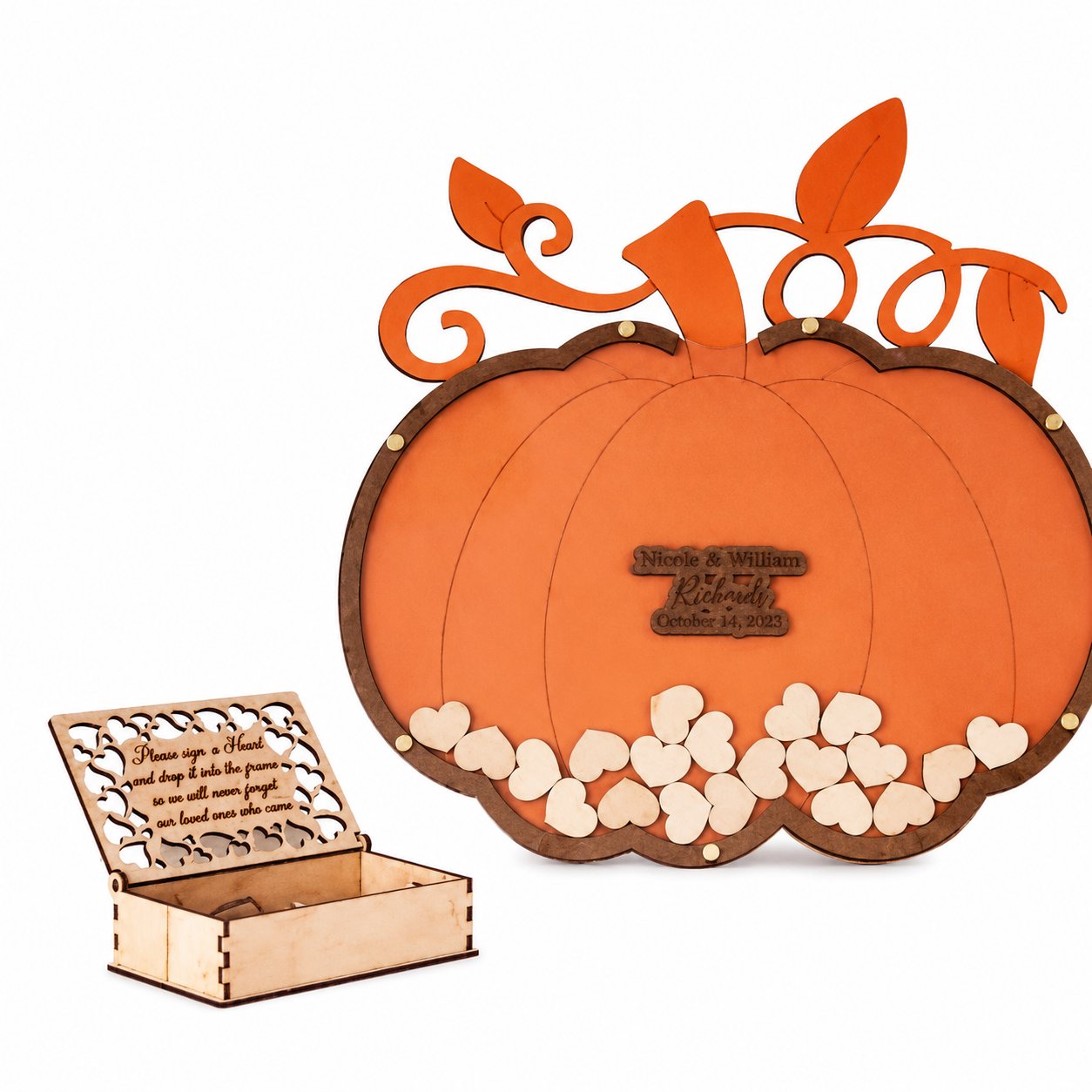Wooden Guest Book