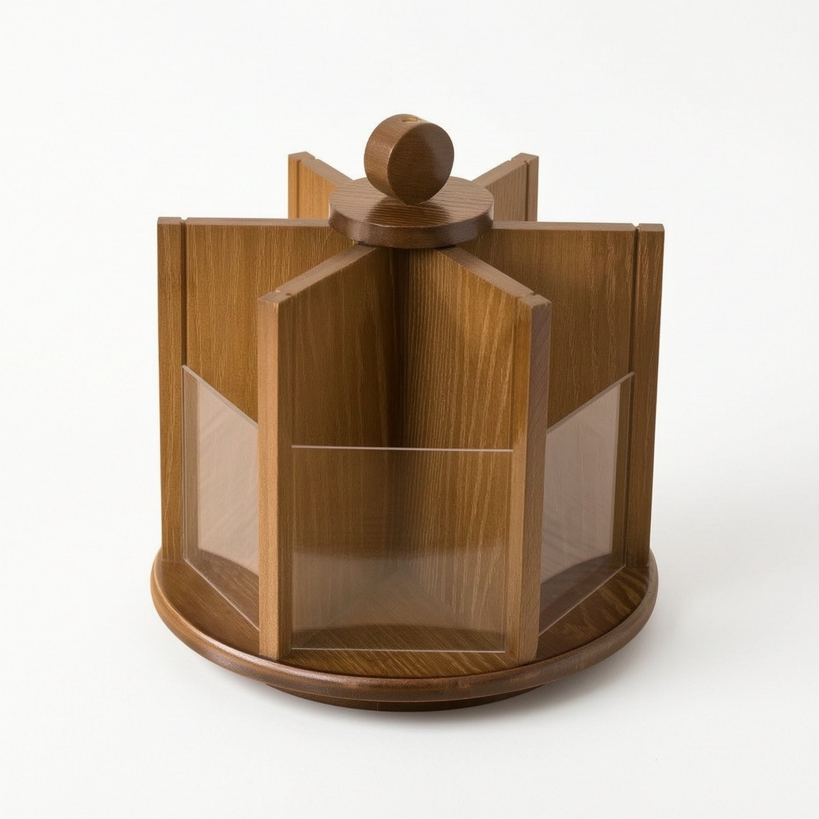 Rotating Makeup Organizer – Brown