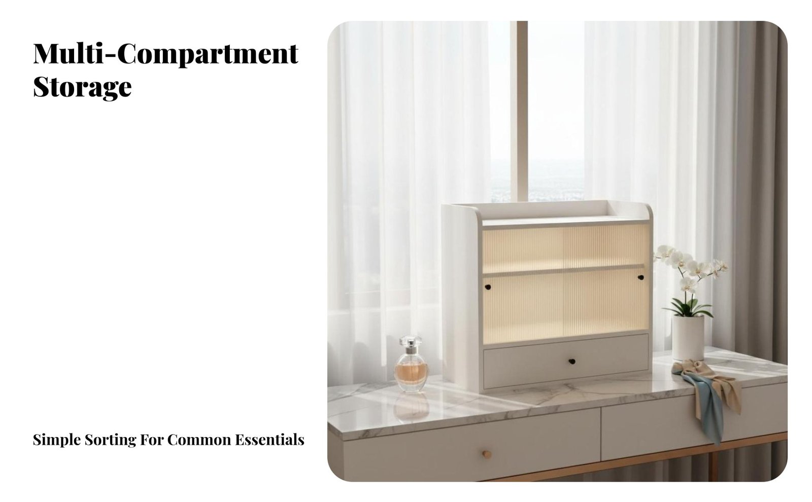 Clear-Lid Cosmetic Box