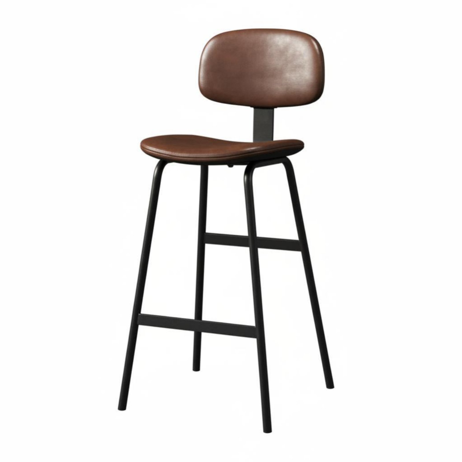 Upholstered Highrear Stool Utilitarian Design Bar Chair
