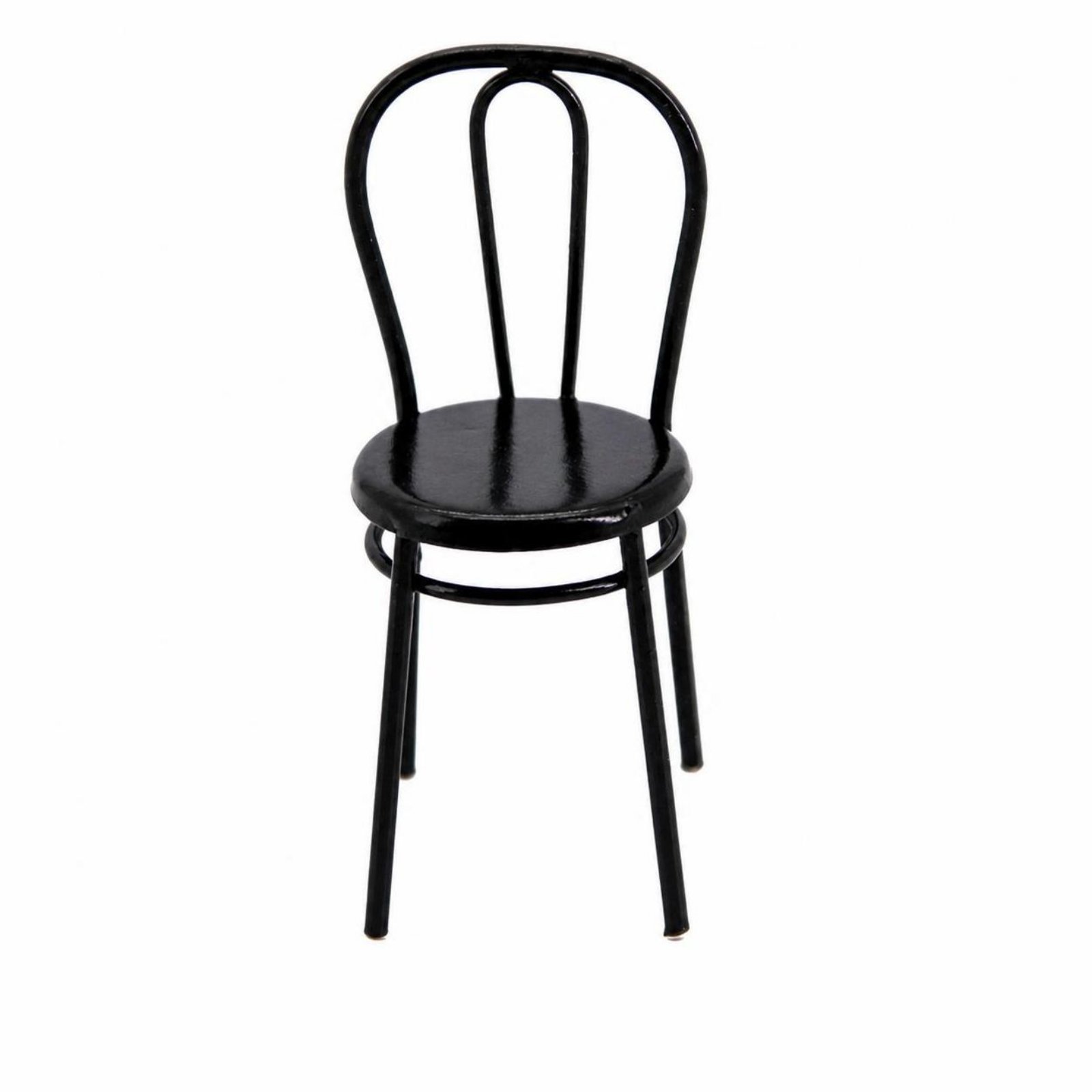 Miniature Metal Chair Rounded Back