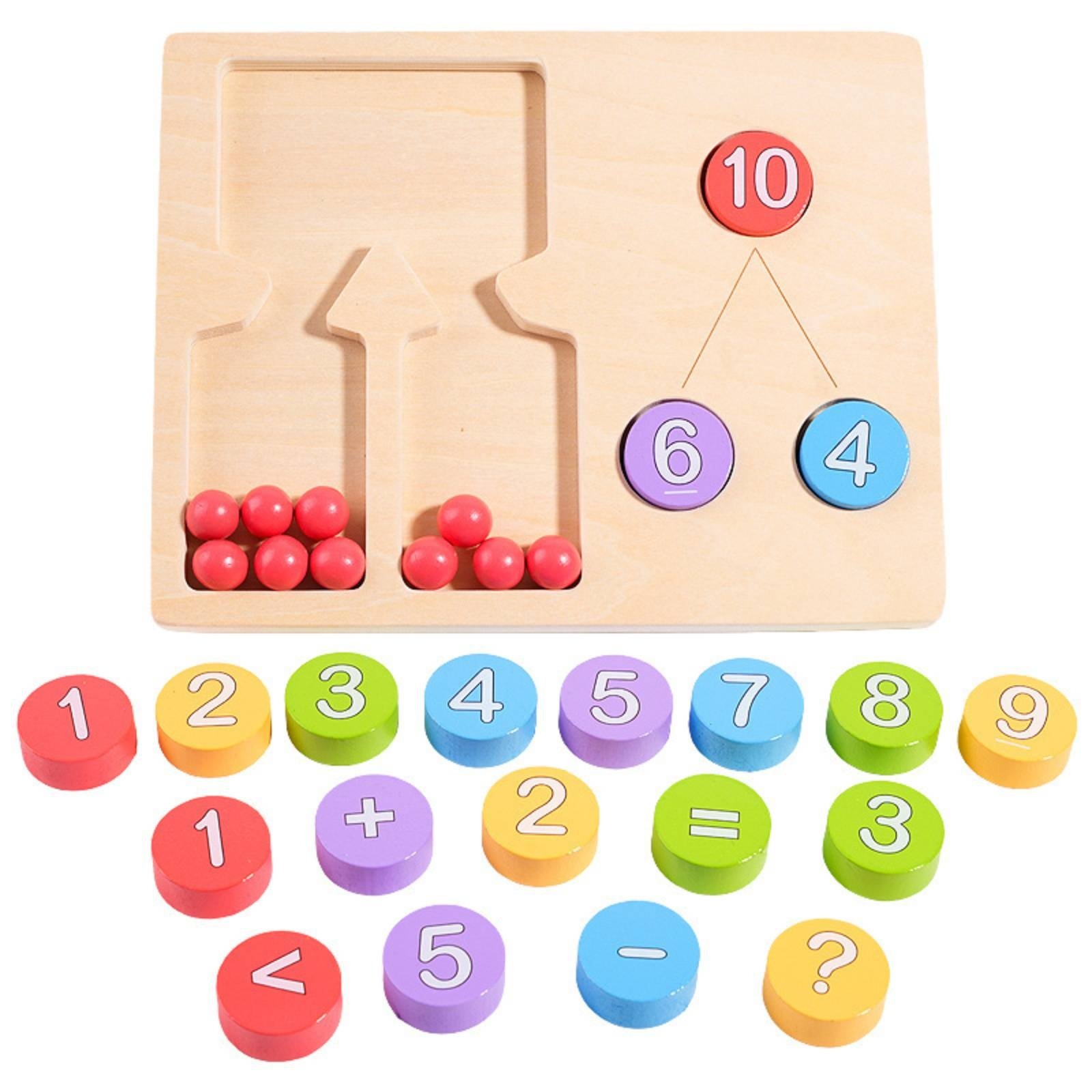 Wooden Addition Subtraction Board