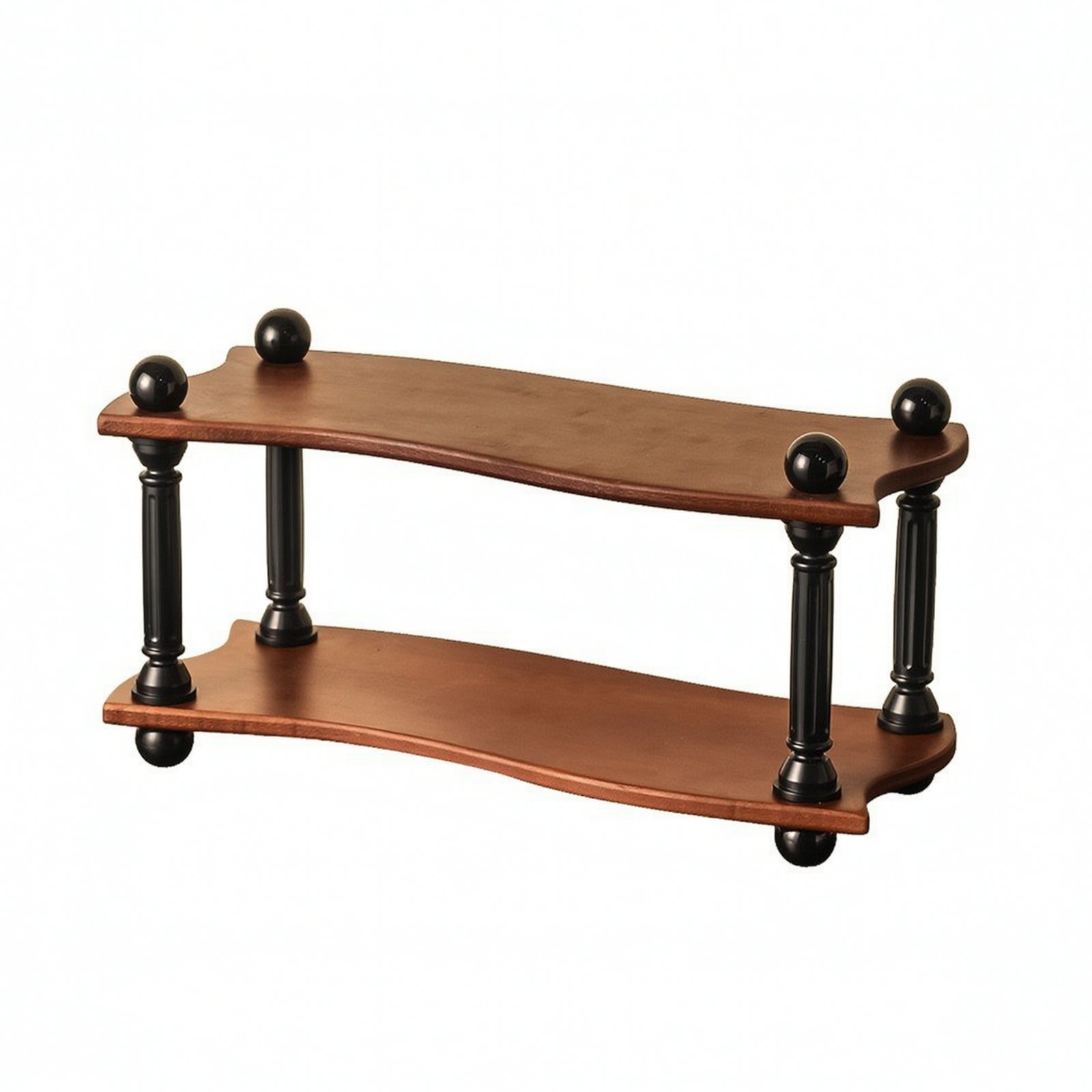Tabletop Display Rack – Wood 2 Tier