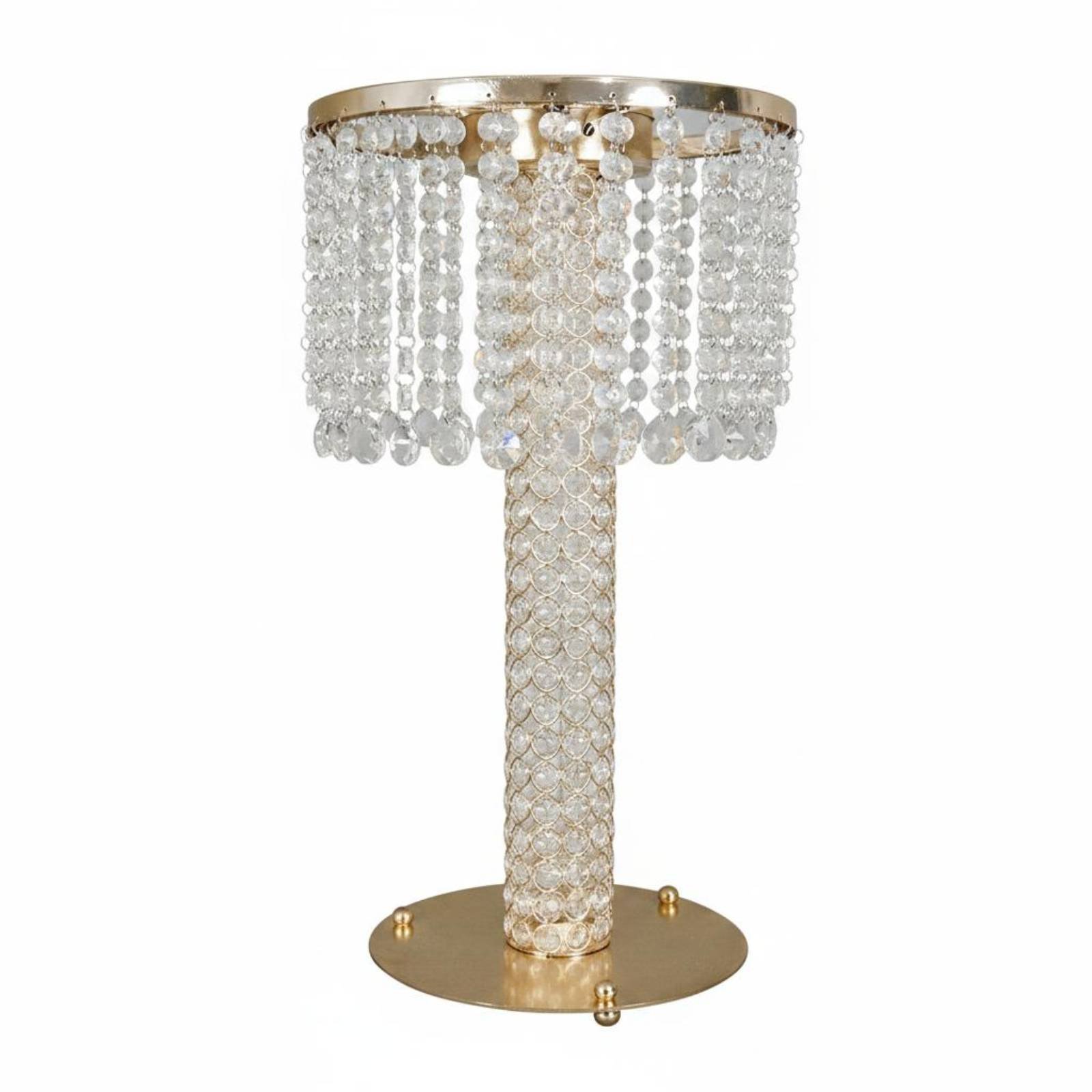Gold Crystal Vase Stand