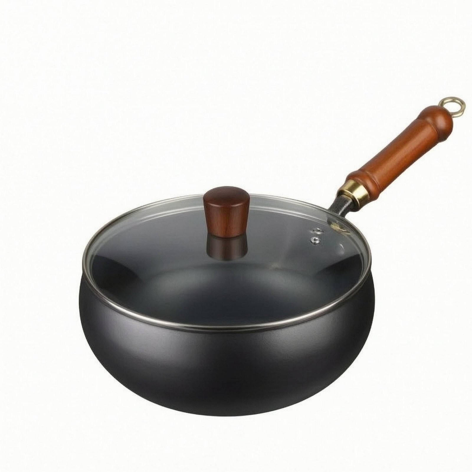 Deep Iron Wok with Lid