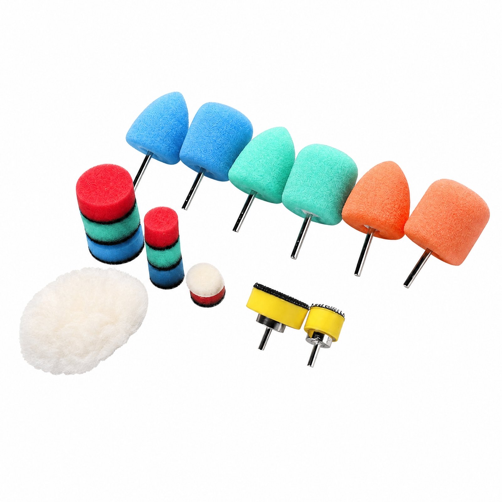 16-Piece Sponge Polishing Pad Set