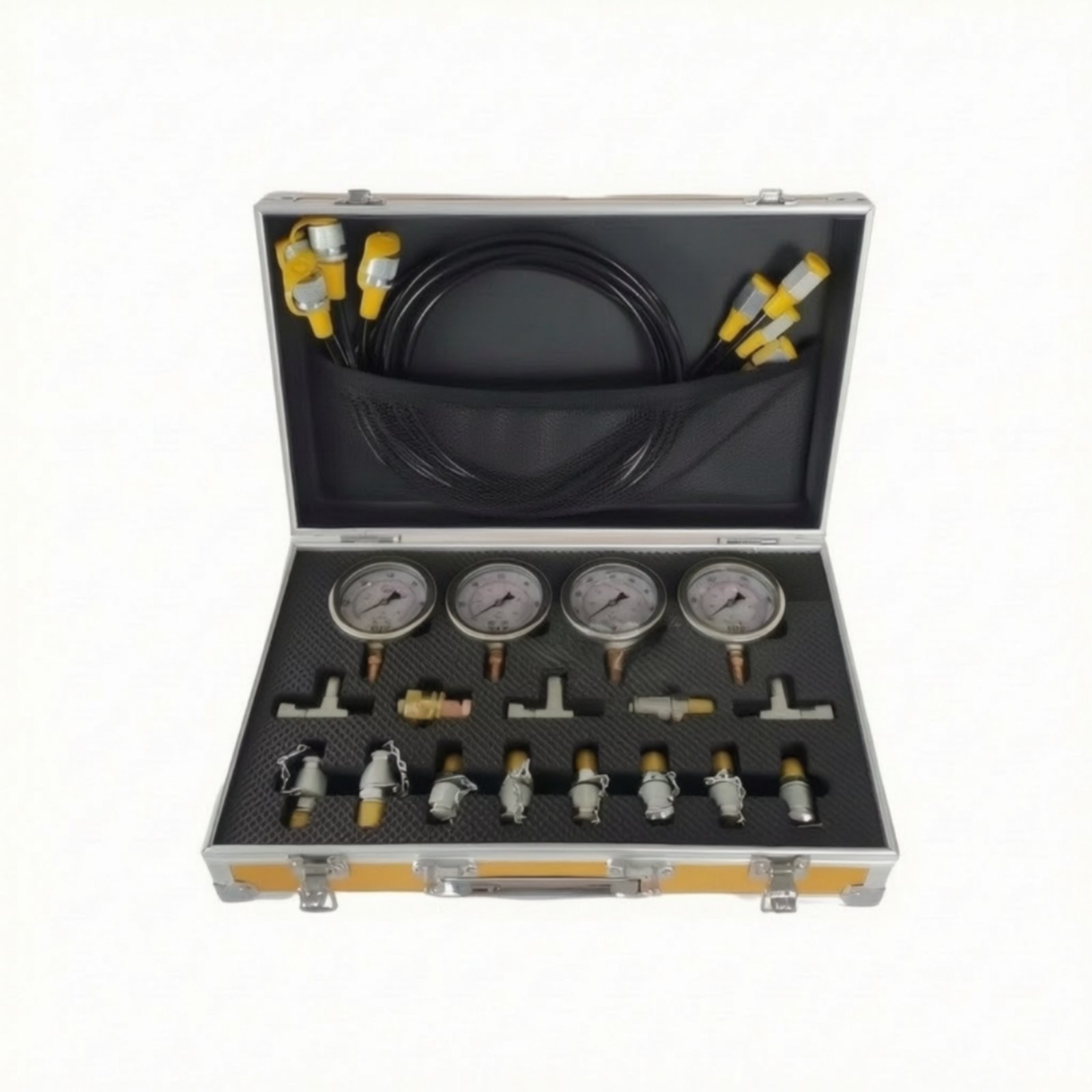 Hydraulic Pressure Test Kit – 4-gauge 4-hose