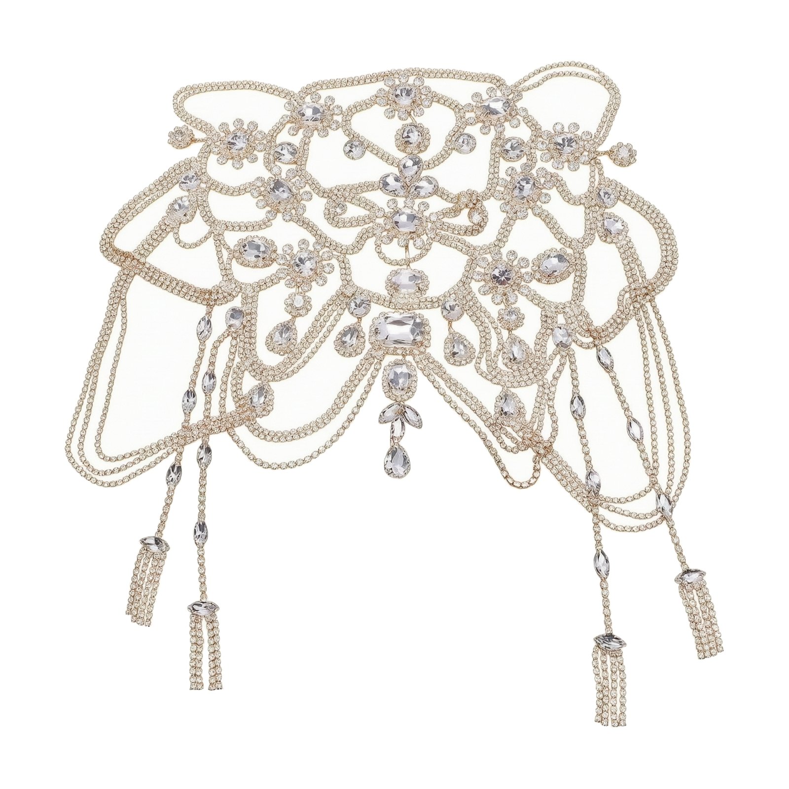 Crystal Bridal Hair Chain