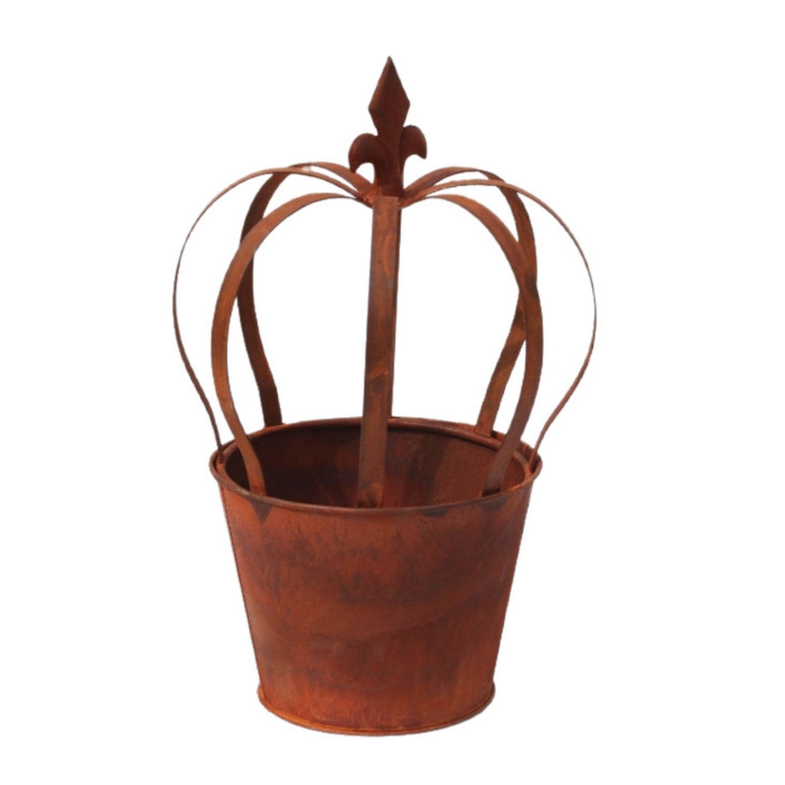 Weathered Crown Planter