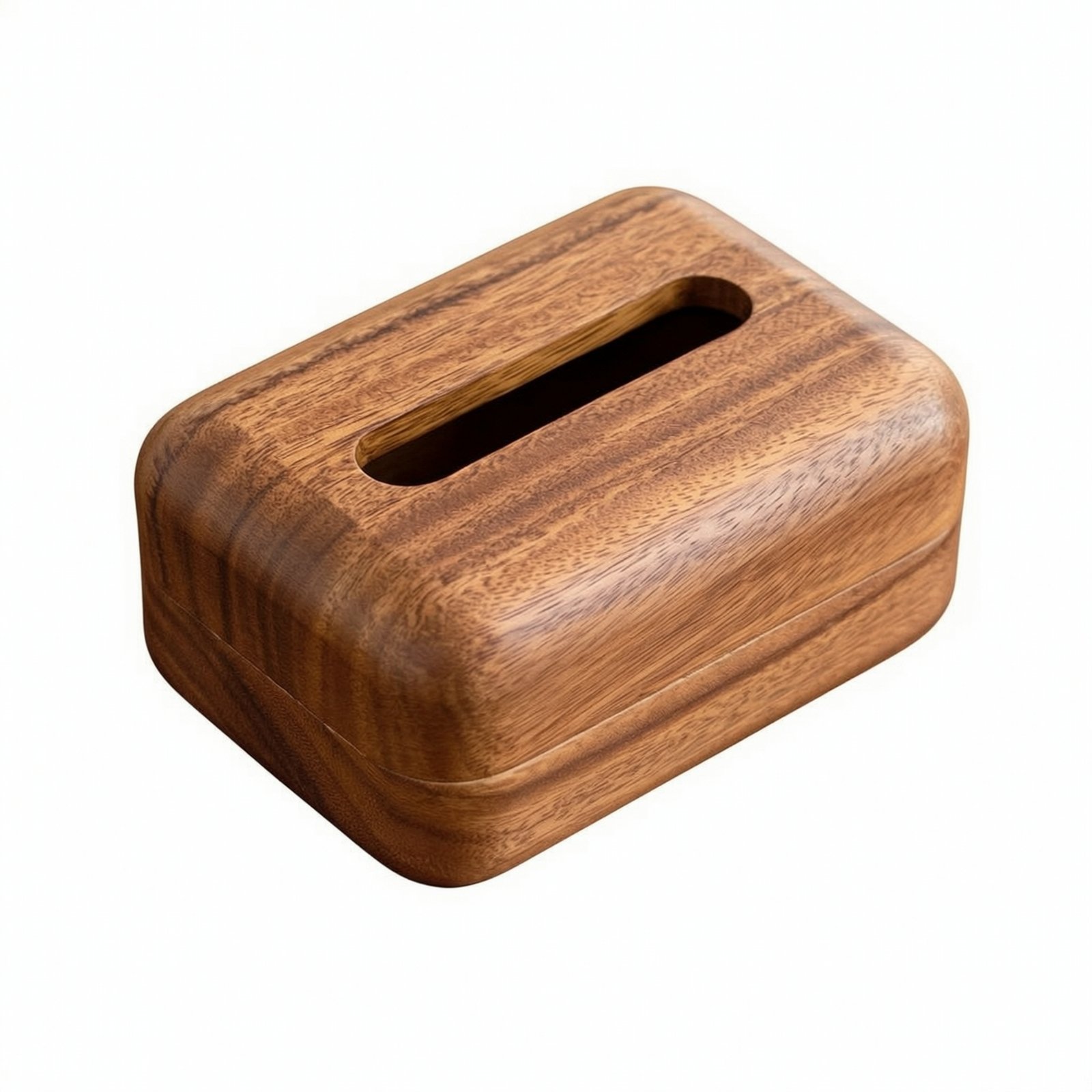 Wood Tissue Box – Walnut, Bread