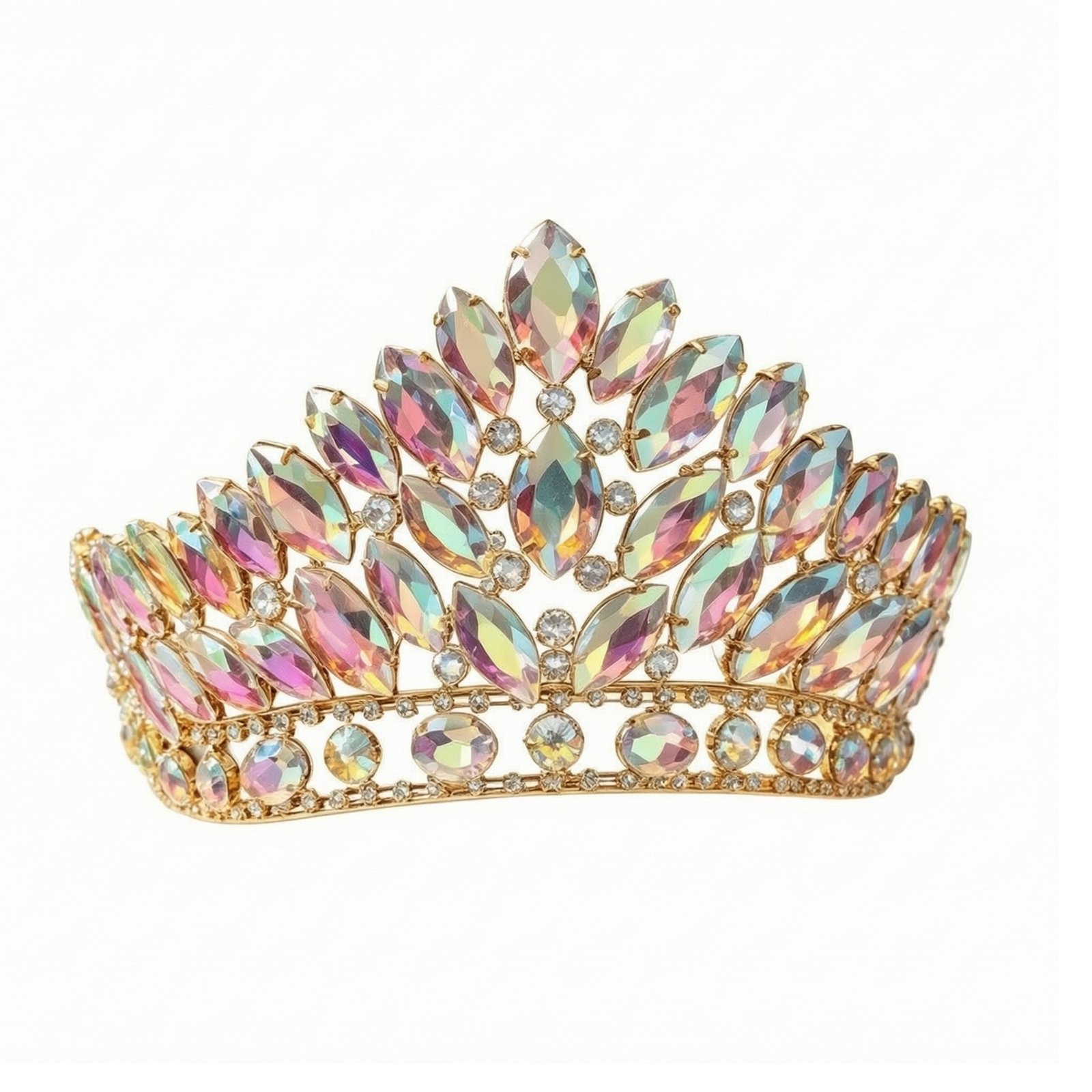 Alloy Crystal Tiara