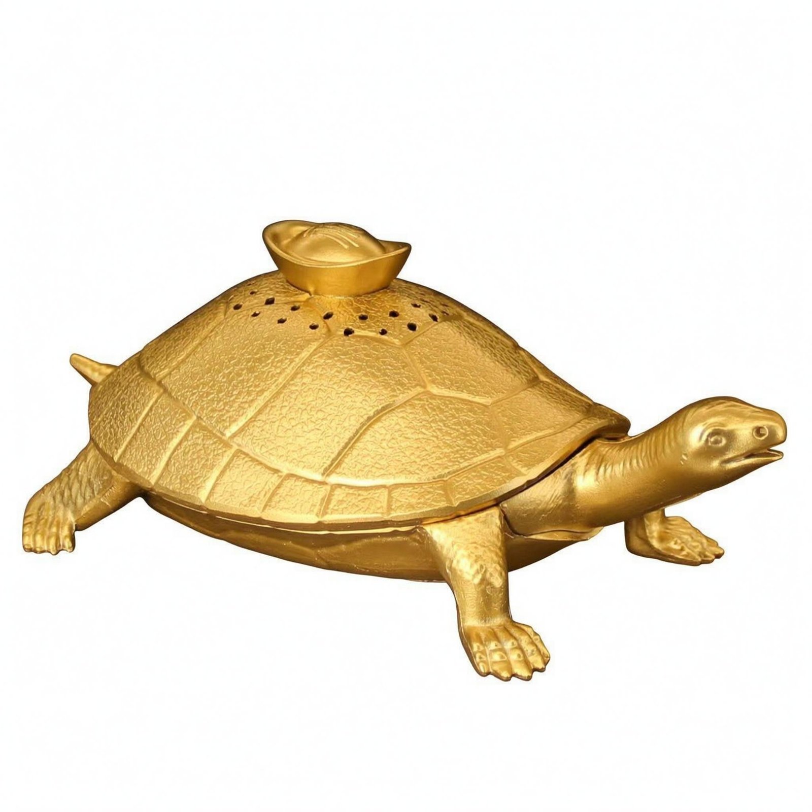 Smoke Dispenser Turtle Brass