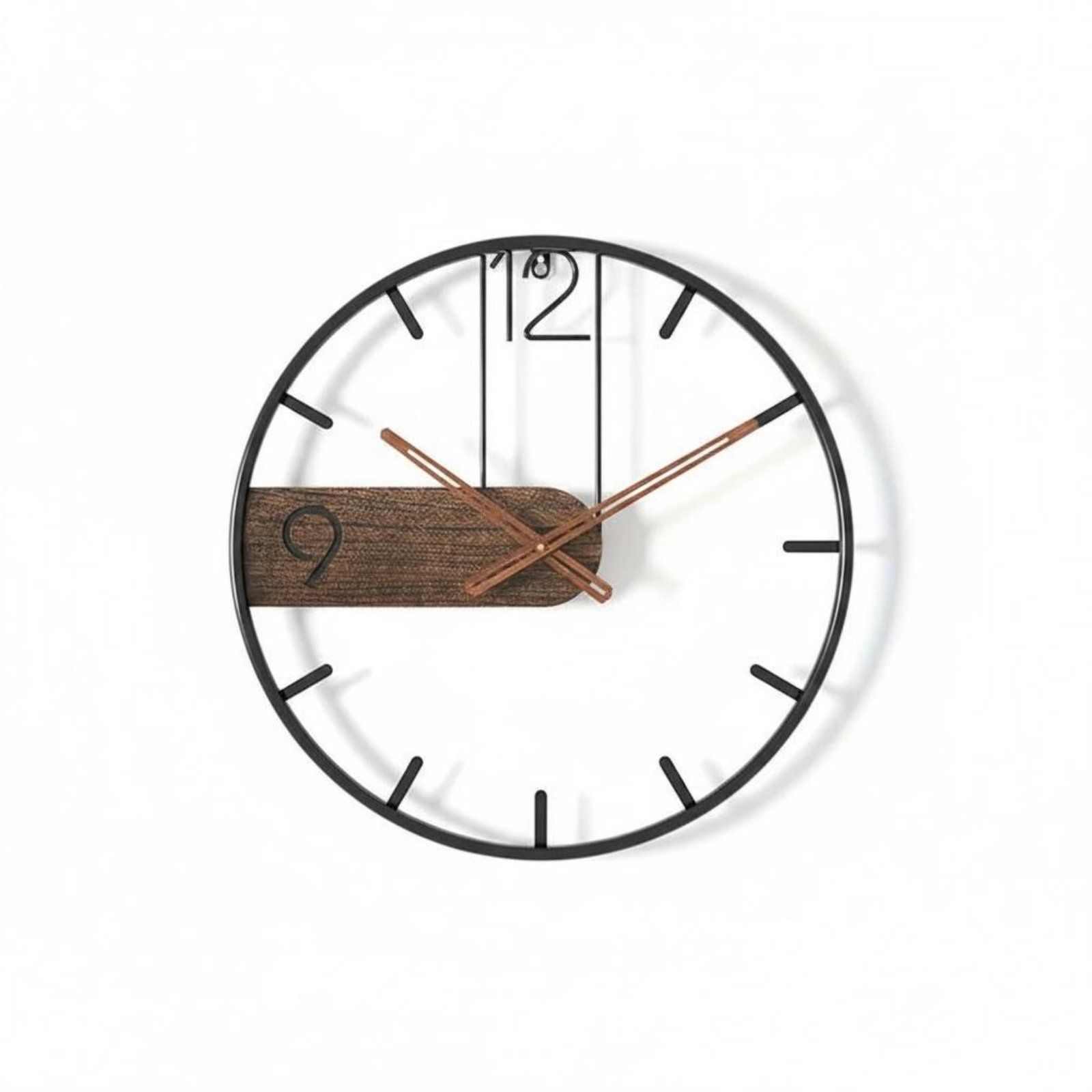 Retro Metal Wall Clock