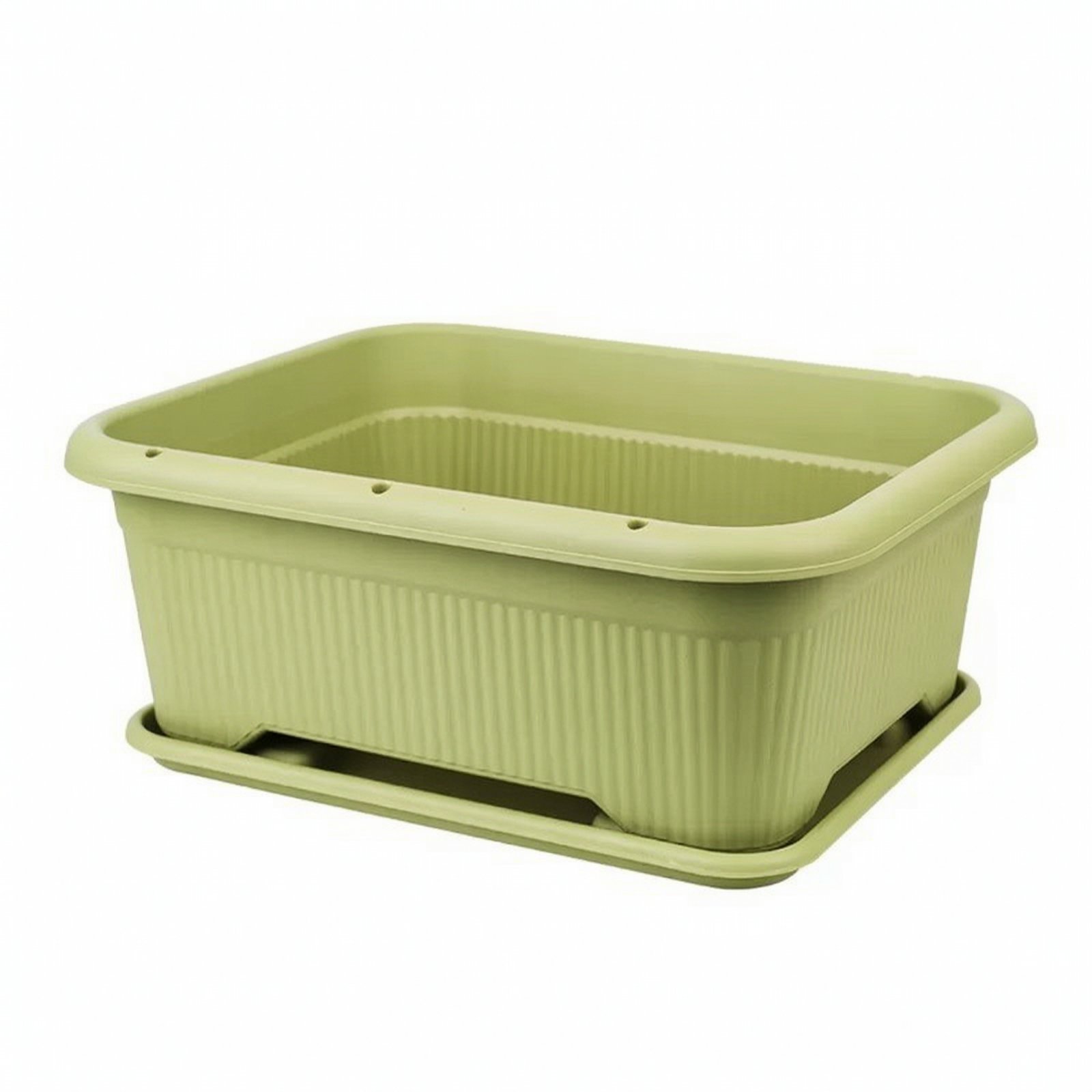 Rectangular Planter with Tray