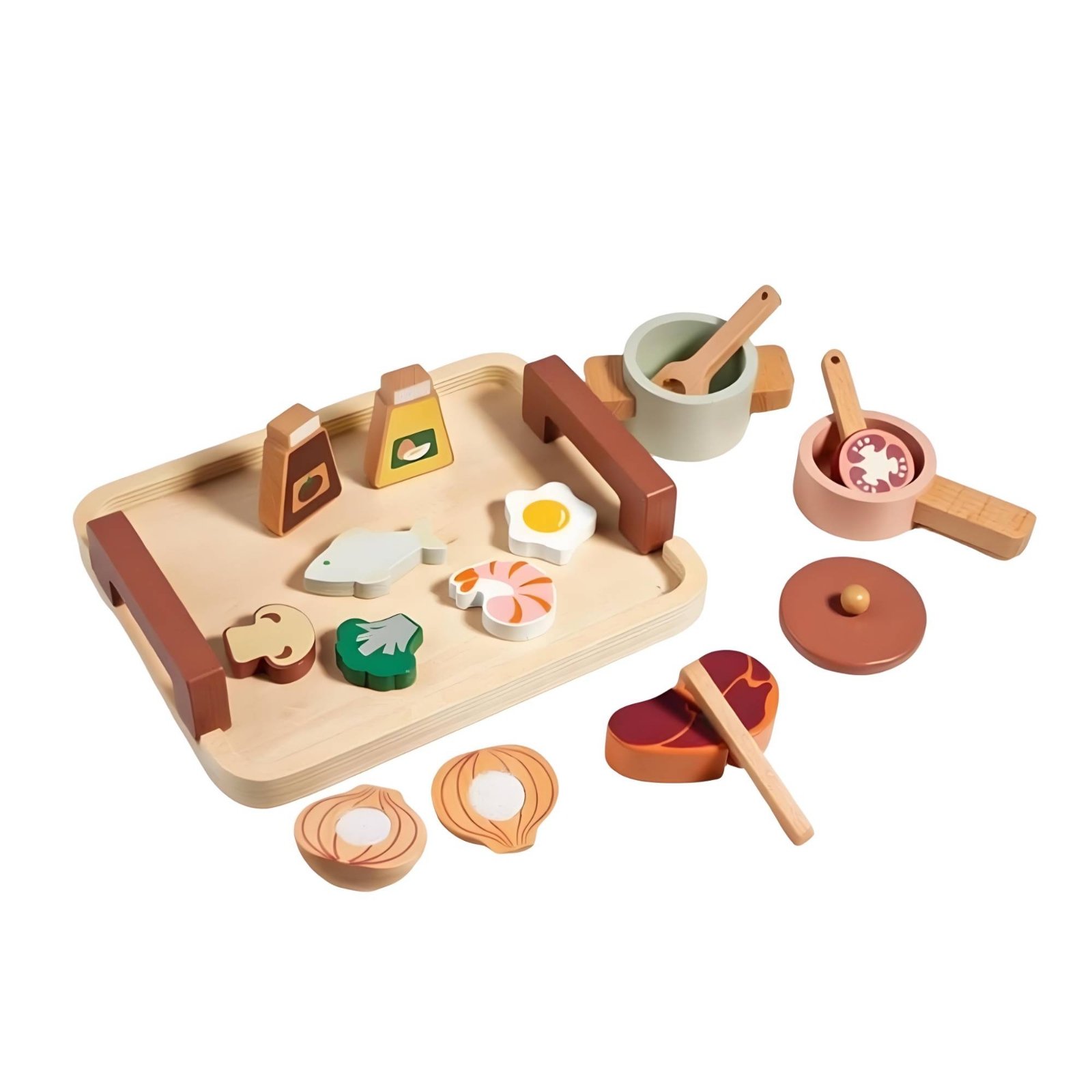 Wooden Tea Set