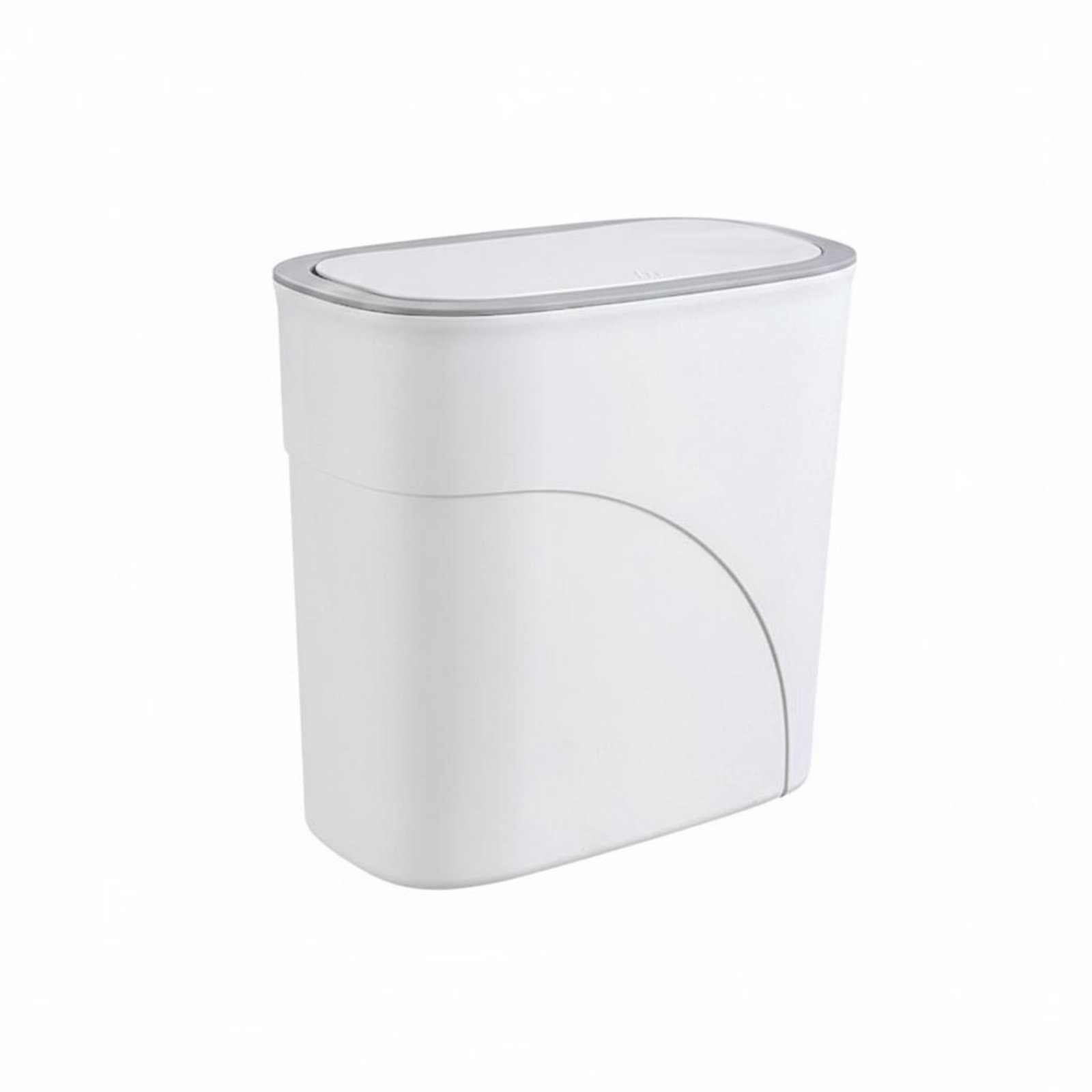 Push Button Wastebasket