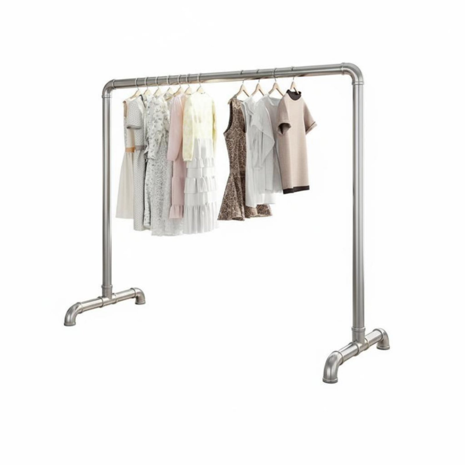 Freestanding Rust-Resistant Clothes Rack