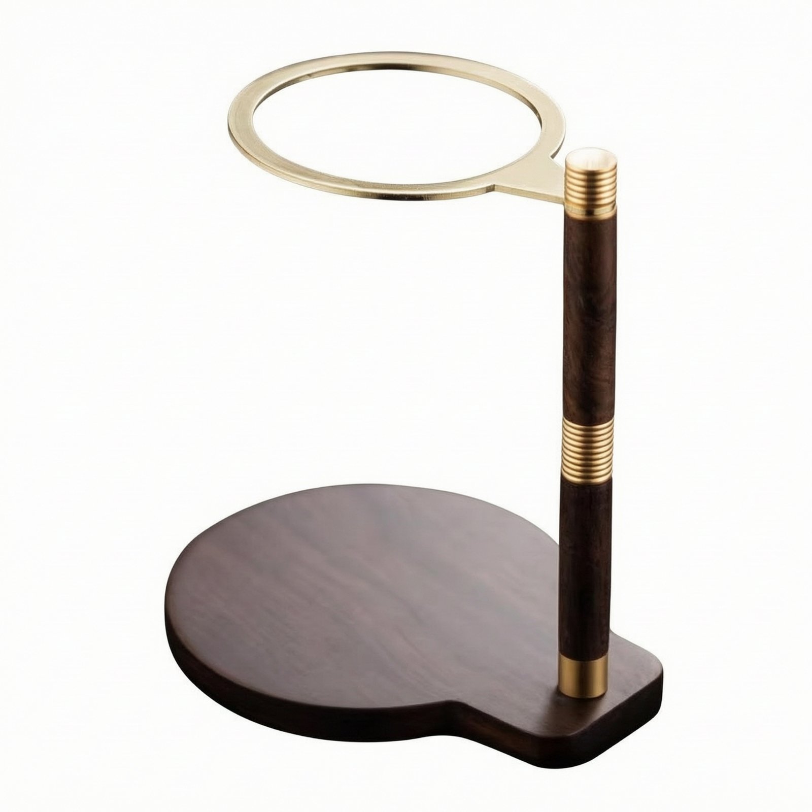 Wooden Pour-Over Coffee Stand