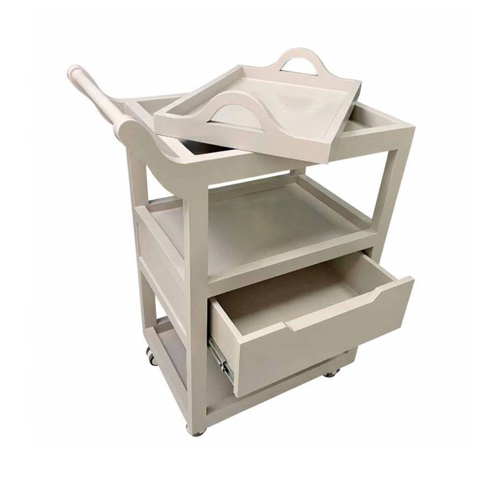 Solid Wood Salon Trolley