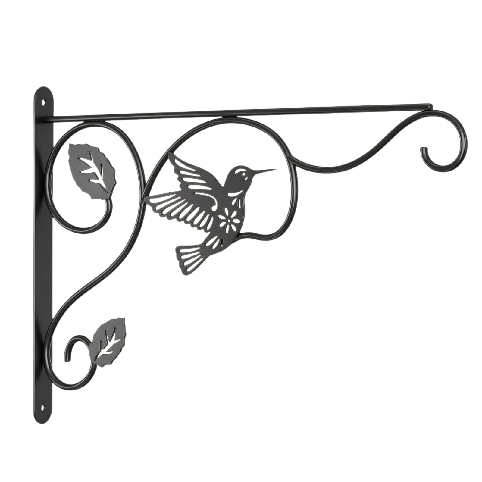 Set of 5 Hanging Plant Bracket Hummingbird Pattern