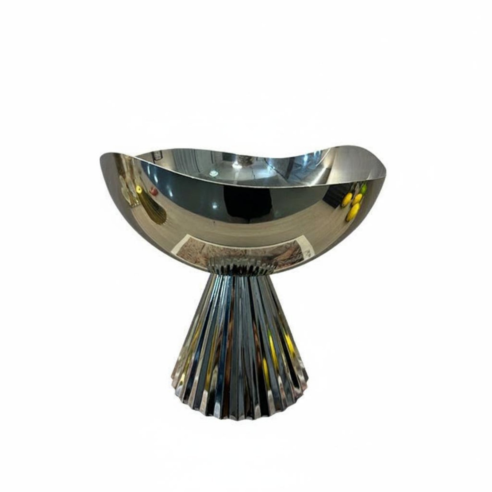 Stainless Steel Fruit Bowl – Silver