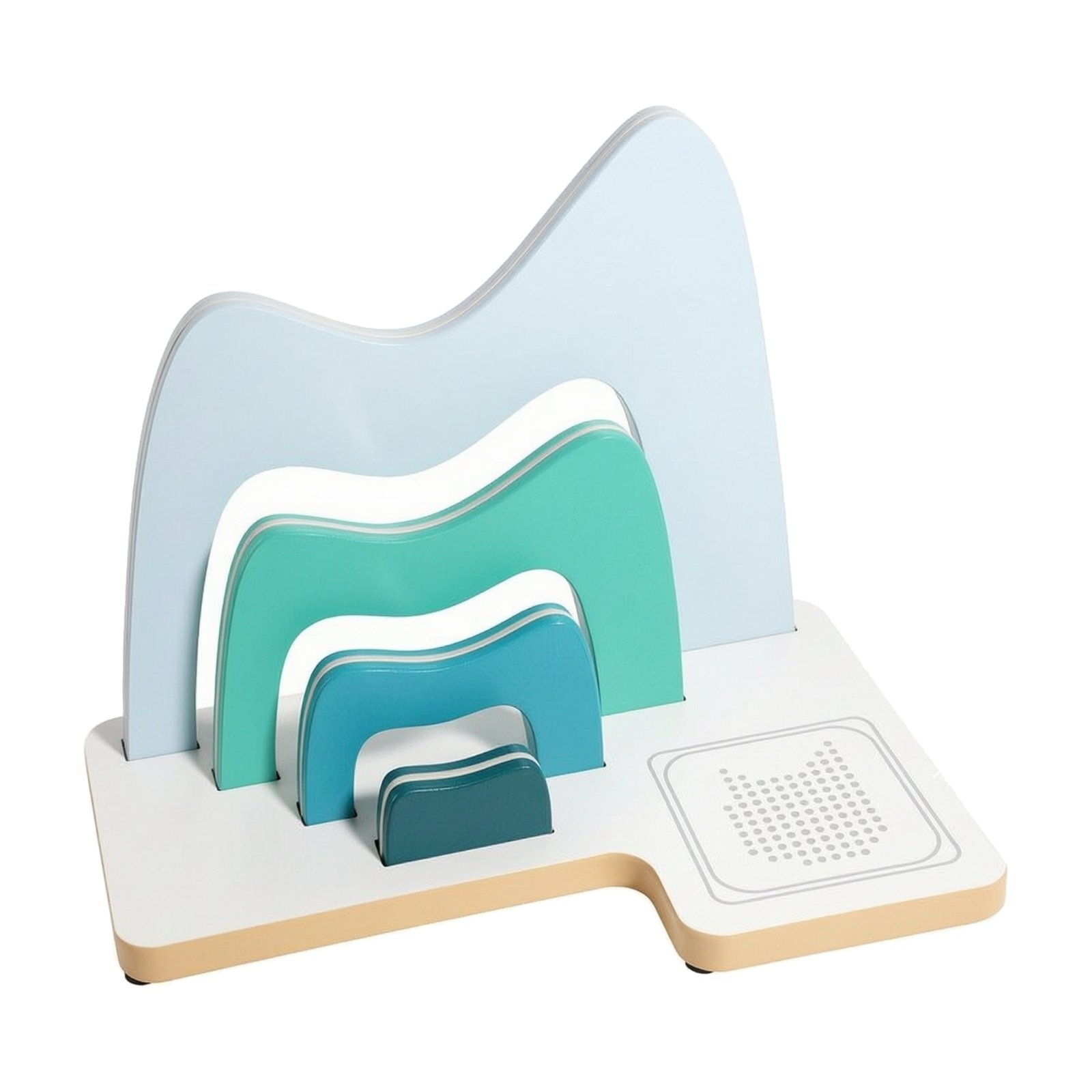 Wooden Desktop Book Organizer