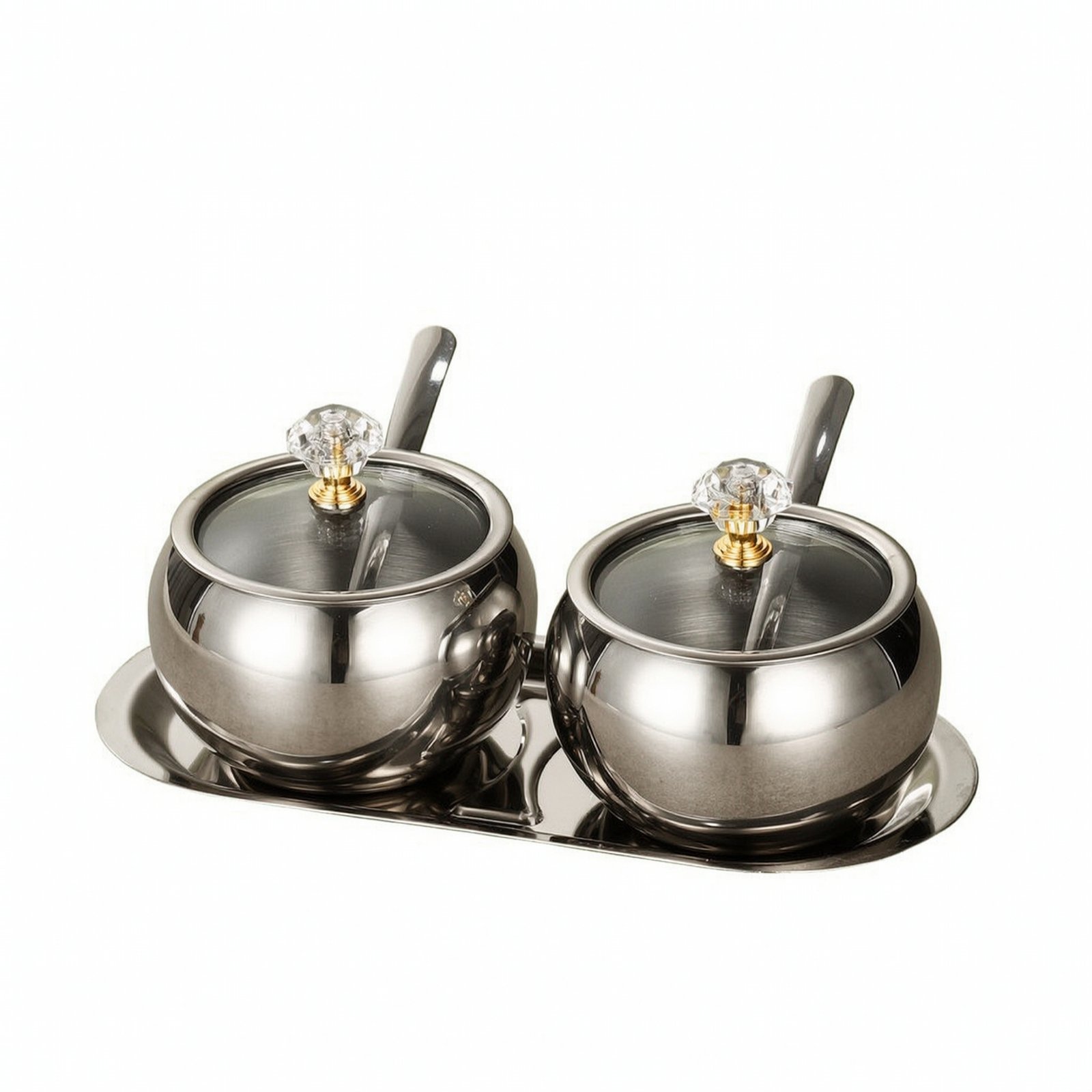 304 Stainless Steel Condiment Jar