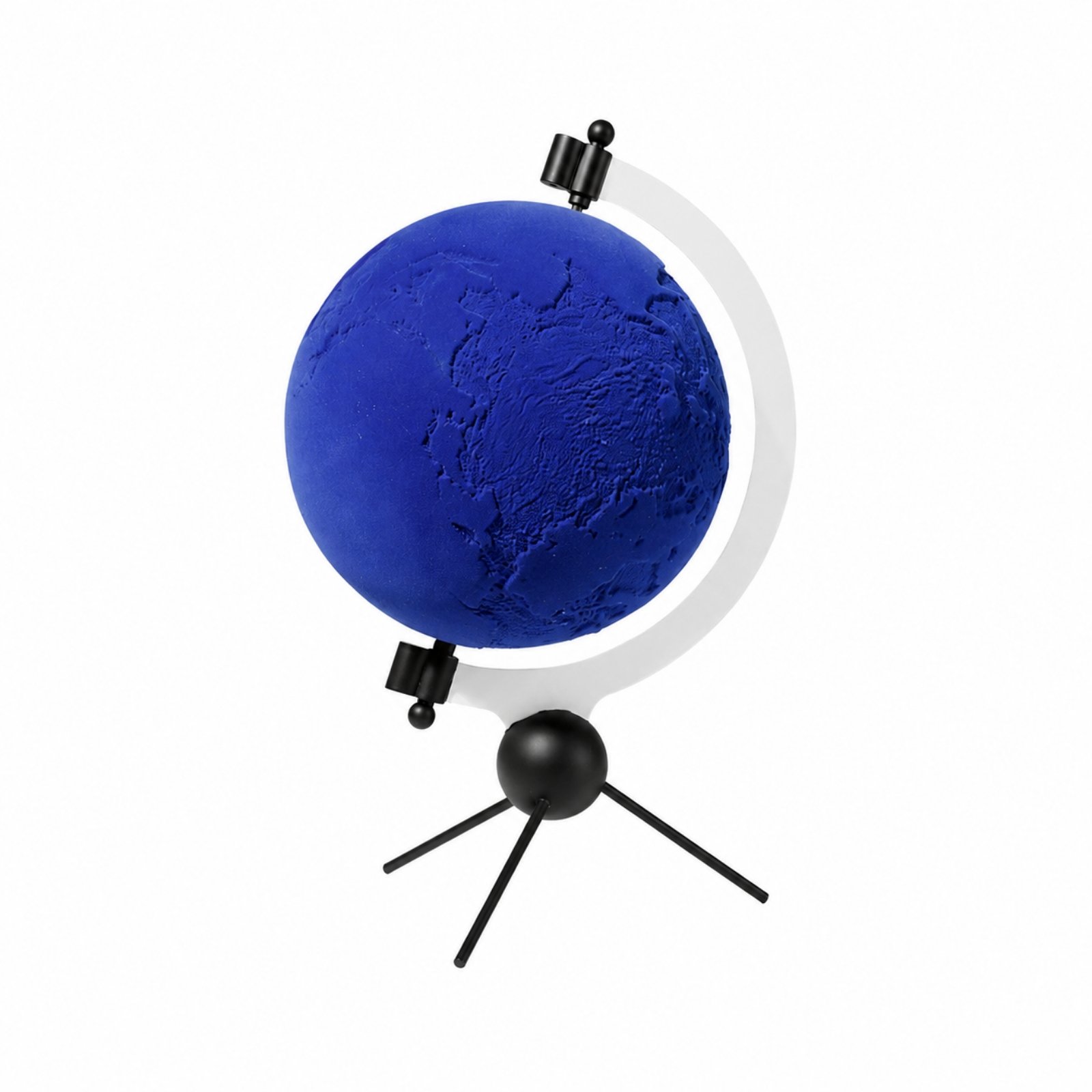 Flocked Desktop Globe with Tripod Base