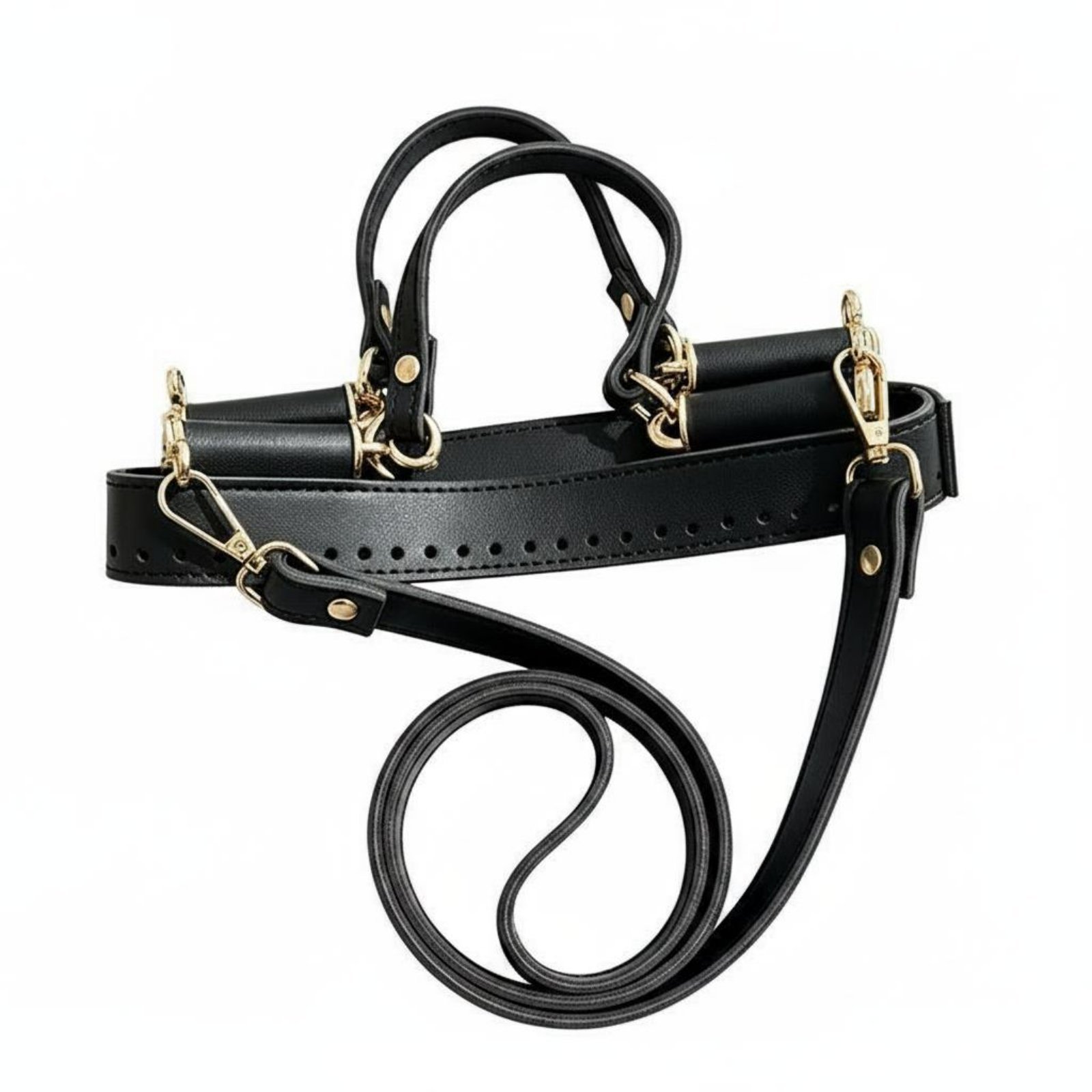 Metal Straw Bag Handle Set