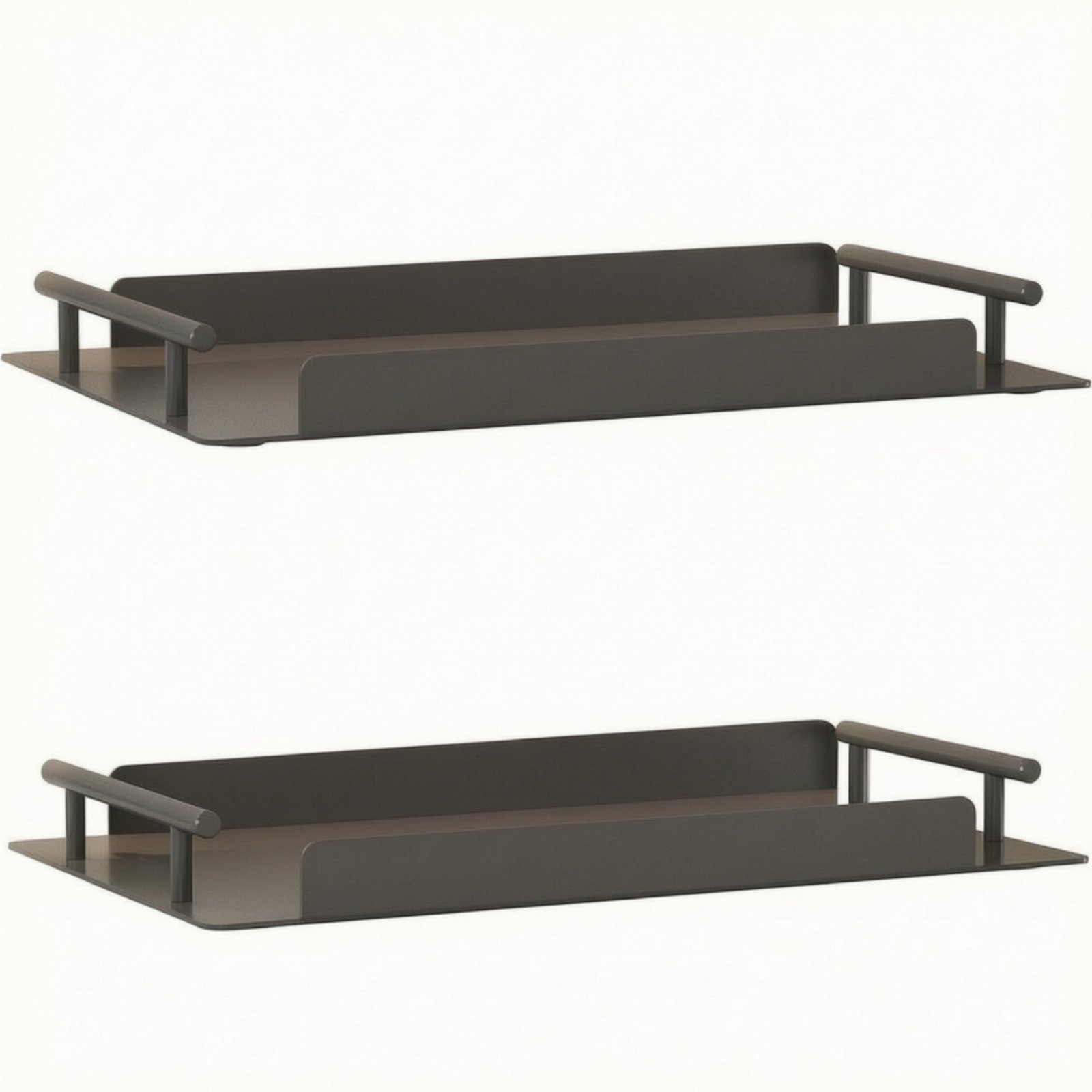 2-Piece Vanity Tray with Handles